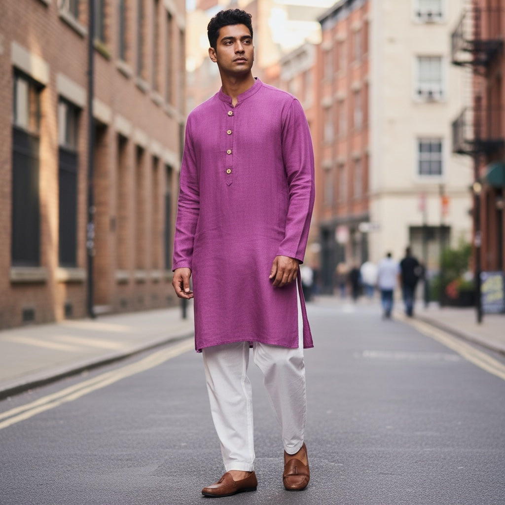 Khadi Kurta 2 - Size 38 - Vintage India NYC