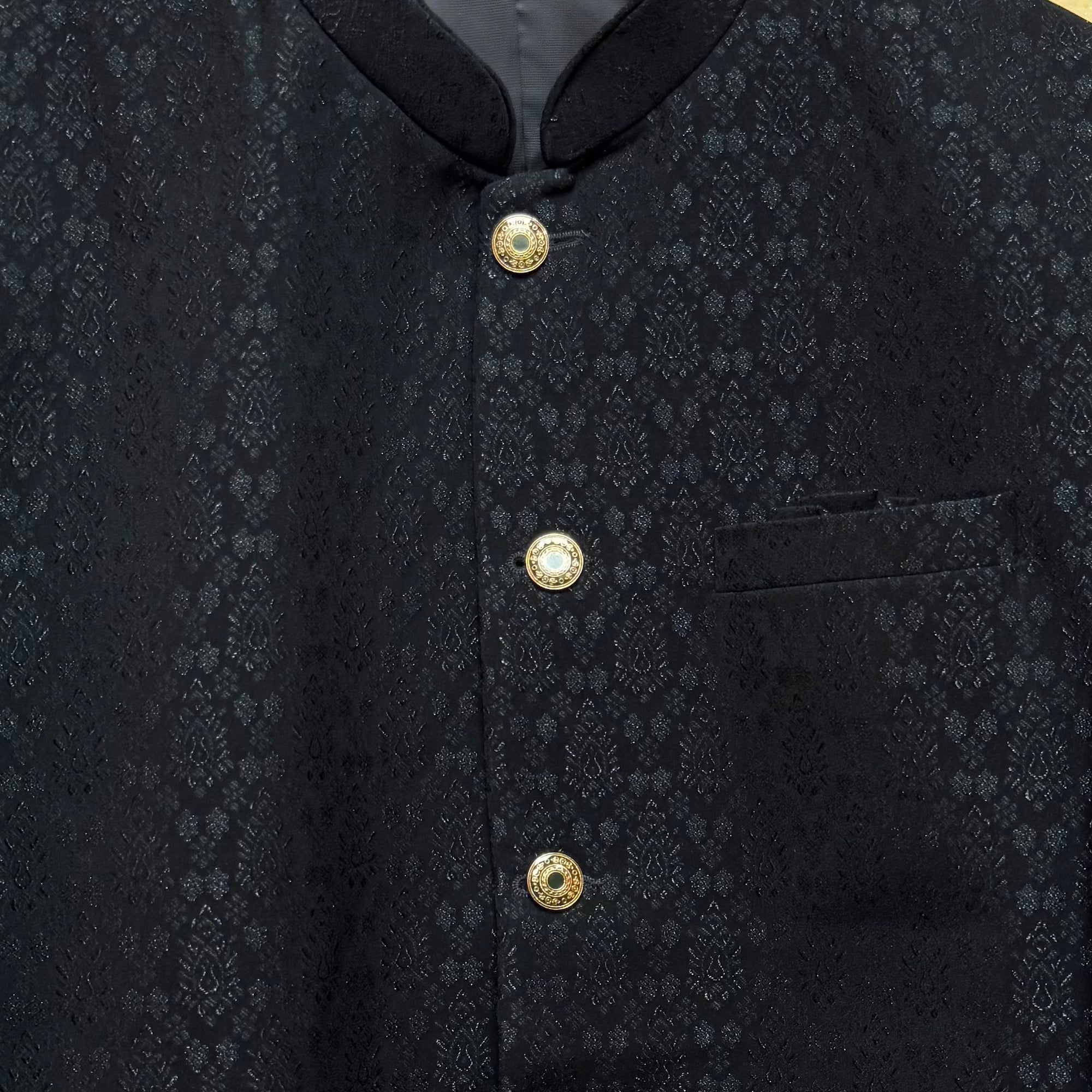 Deep Forest Paisley Jodhpuri Jacket