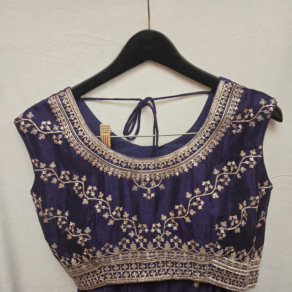 DT Round Neck Embroidered Lehengas-Colors
