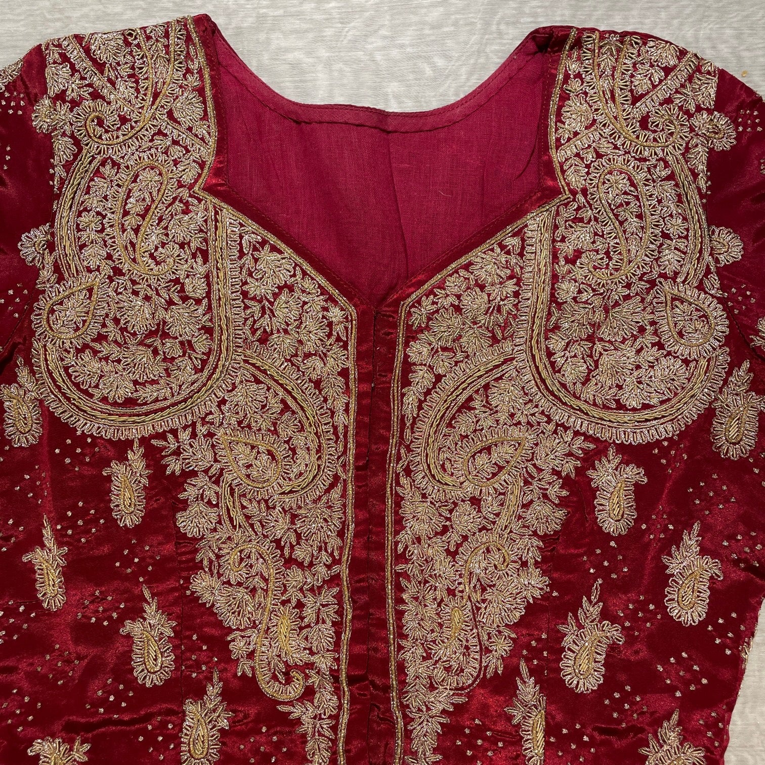 Embroidered Saree Blouses-Size 32 - Vintage India NYC