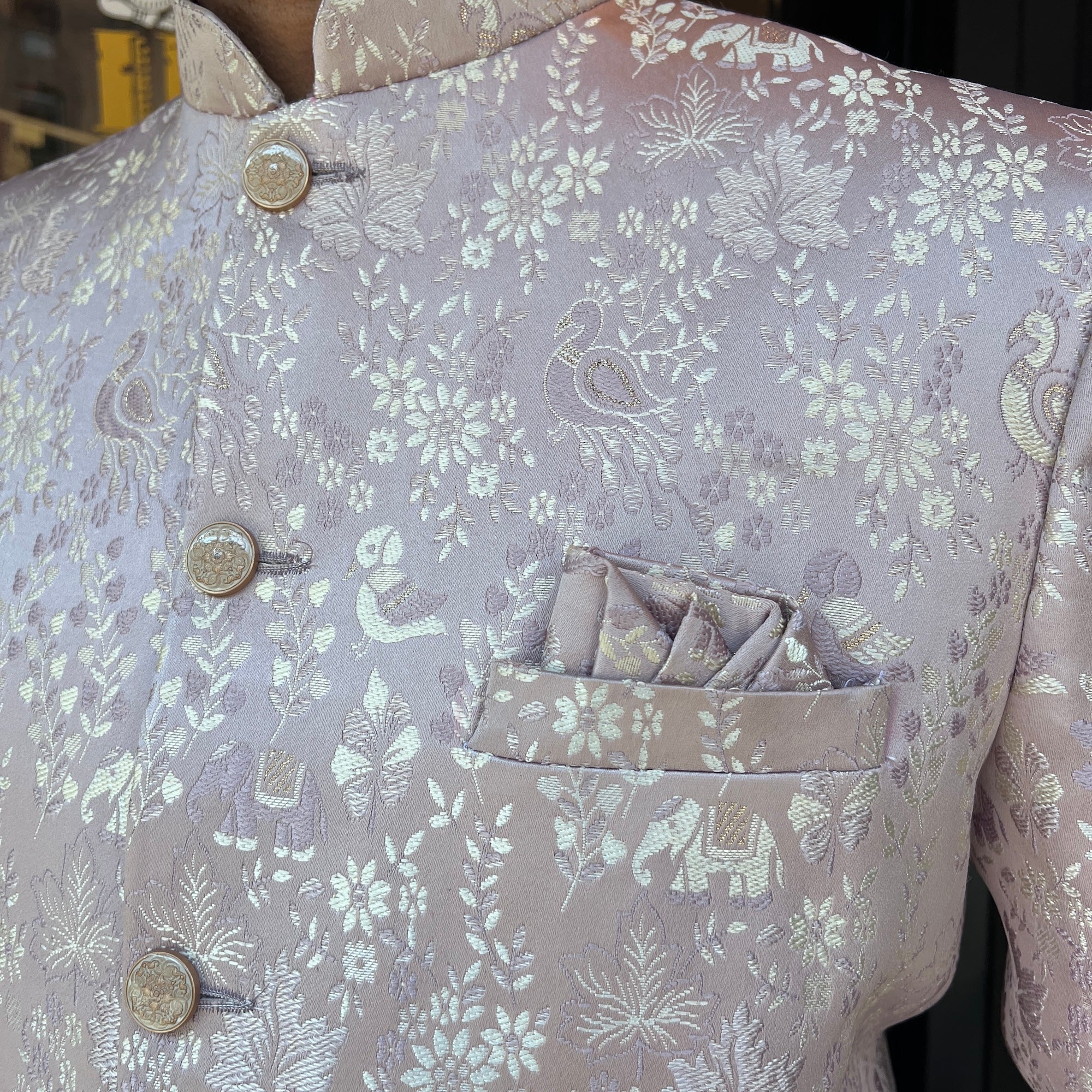 Flora Fauna Jodhpuri Jacket