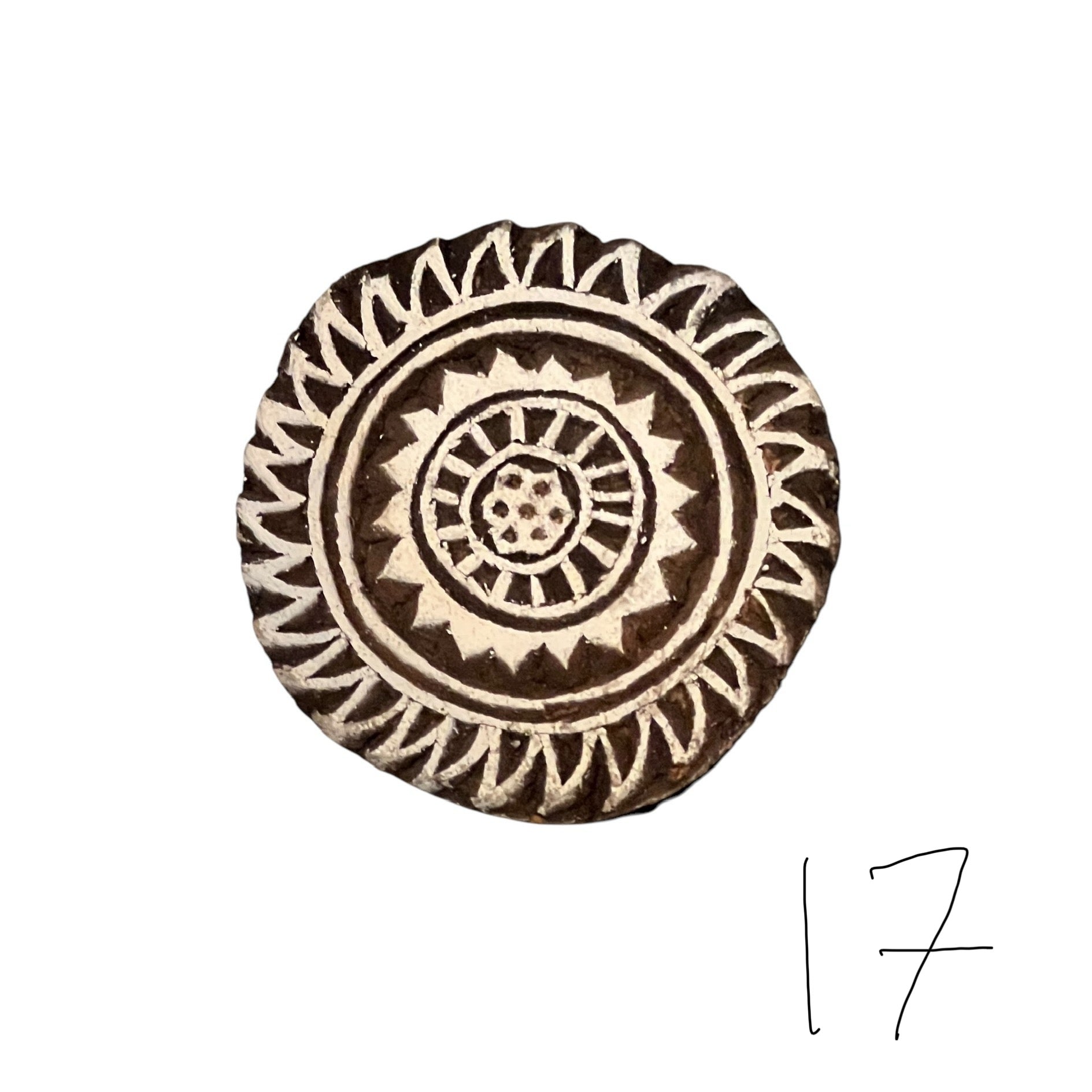 Flower Mandala Wood Blocks for Block Printing-17 styles - Vintage India NYC