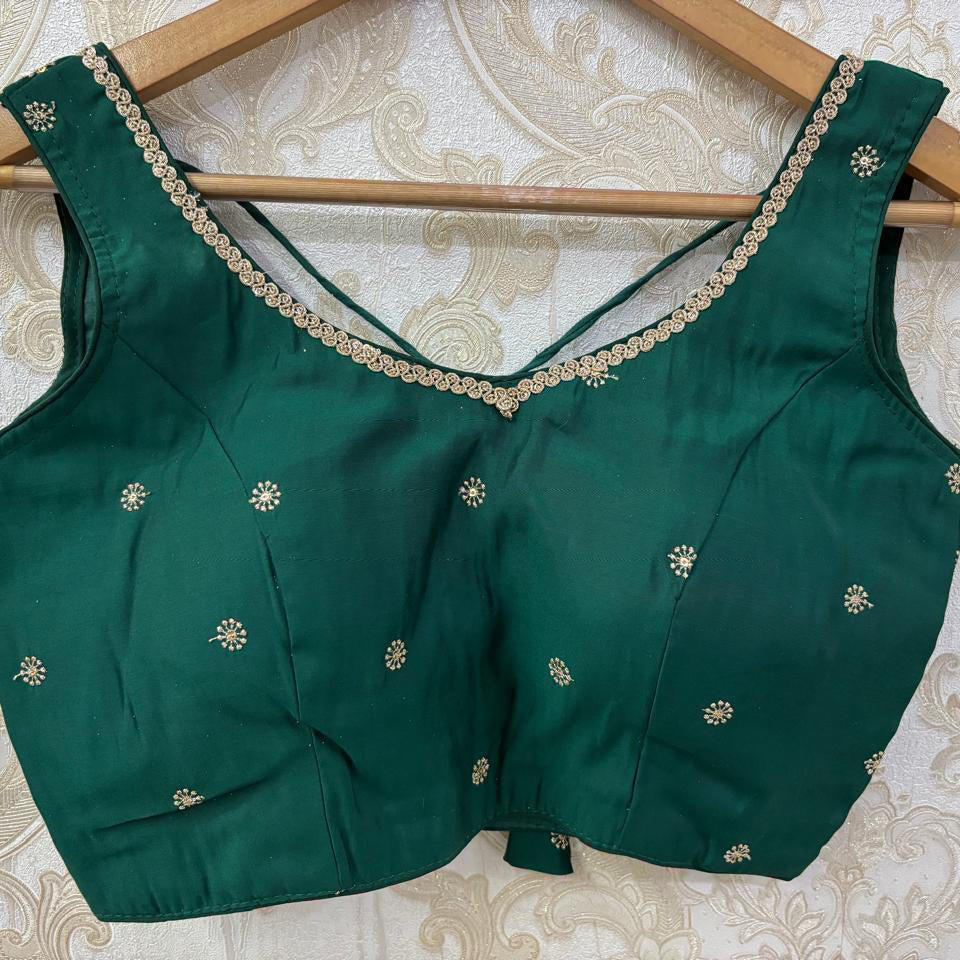 Embroidered Flower Blouse-Size 32- Colors