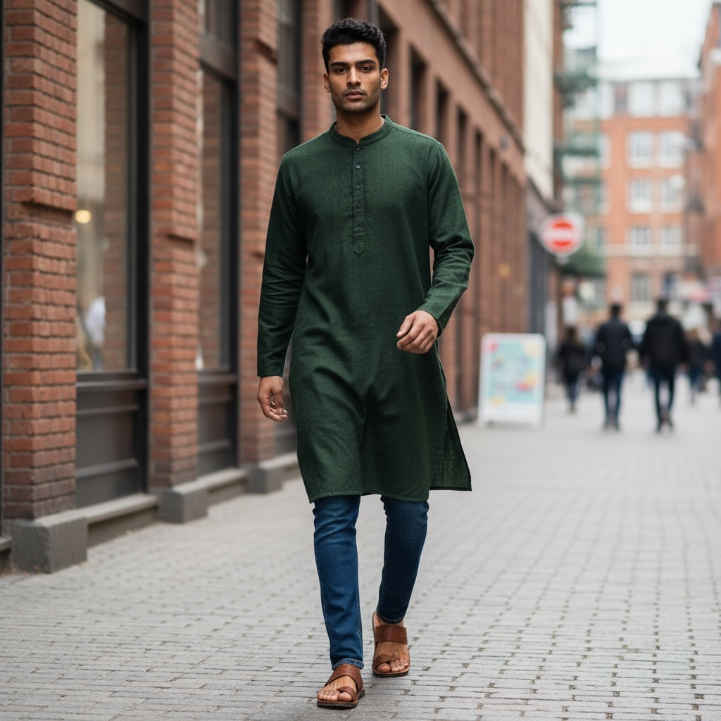 Organic Cotton Kurtas- Many Colors - Vintage India NYC