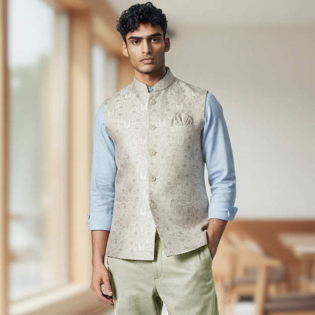Gold Brocade Vest