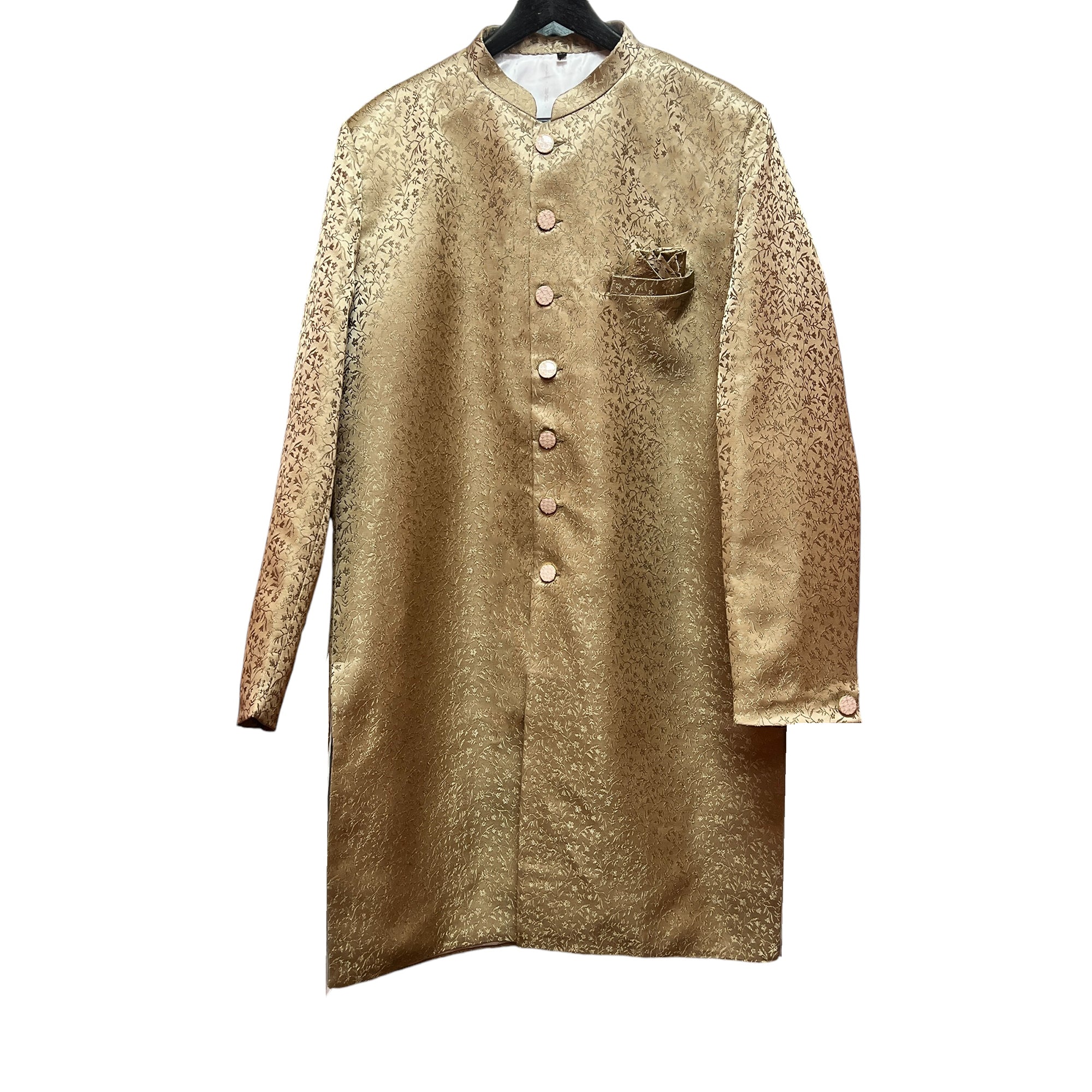 Floral Jacquard Sherwani Size 44-2 Colors