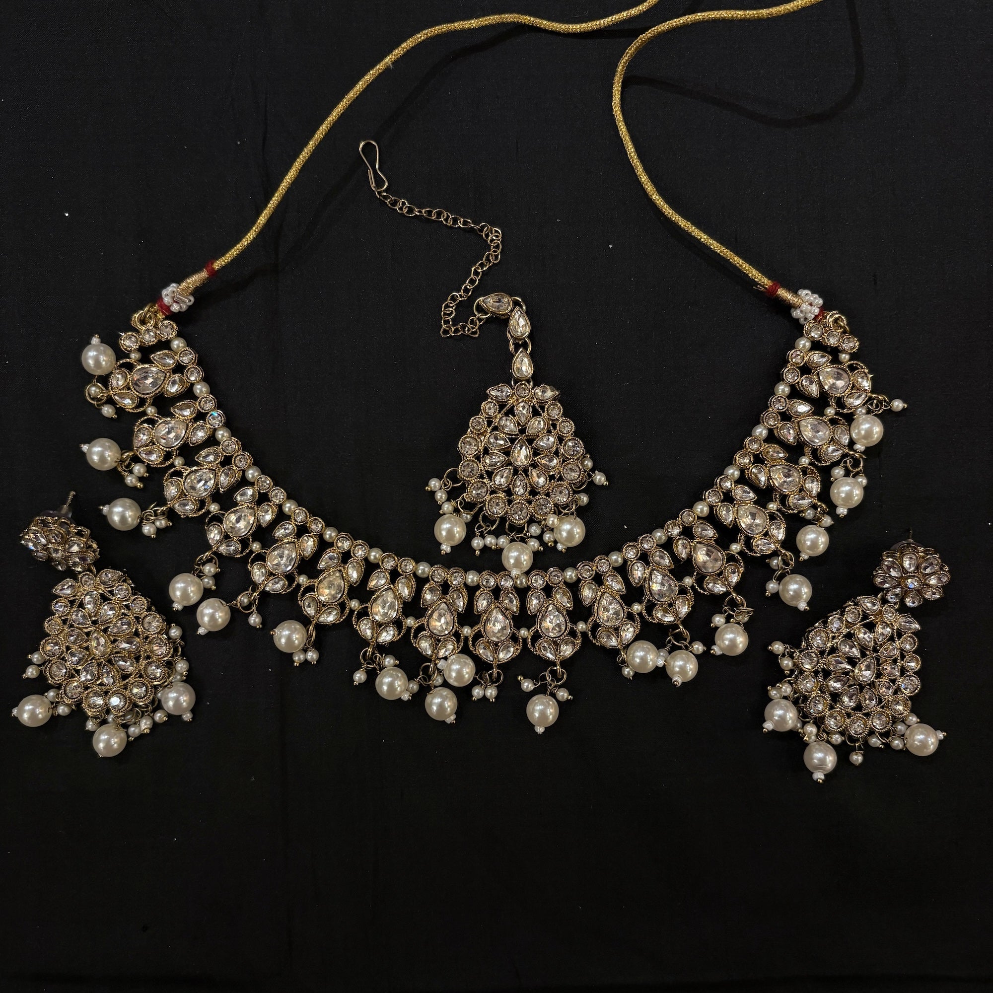 Gold Stone Necklace Set Collection 2-Various