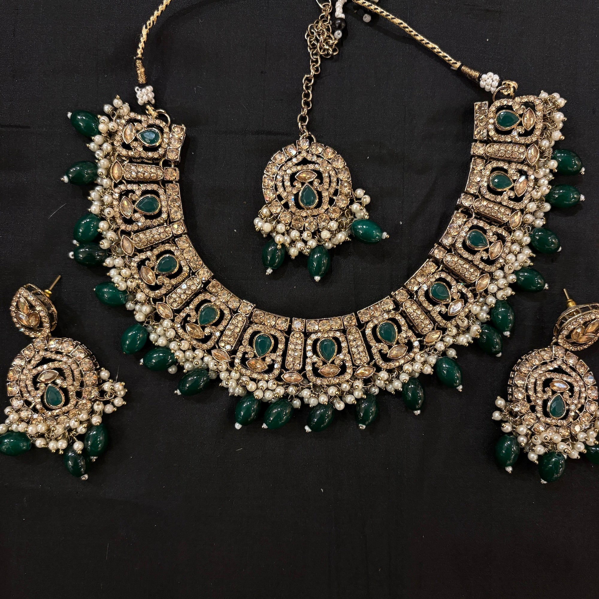 DT Jharoka Necklace Sets- Colors - Vintage India NYC