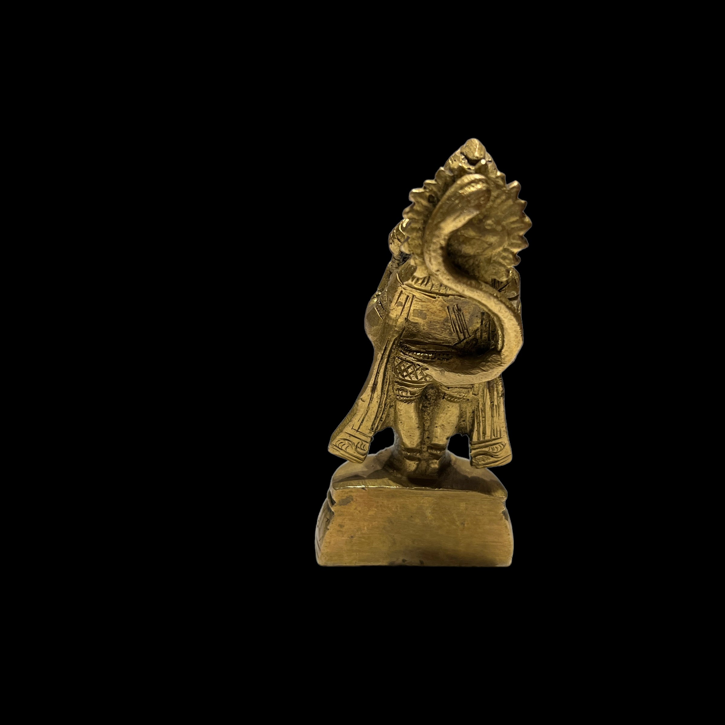 GM Brass Hanuman 3.5 in - Vintage India NYC