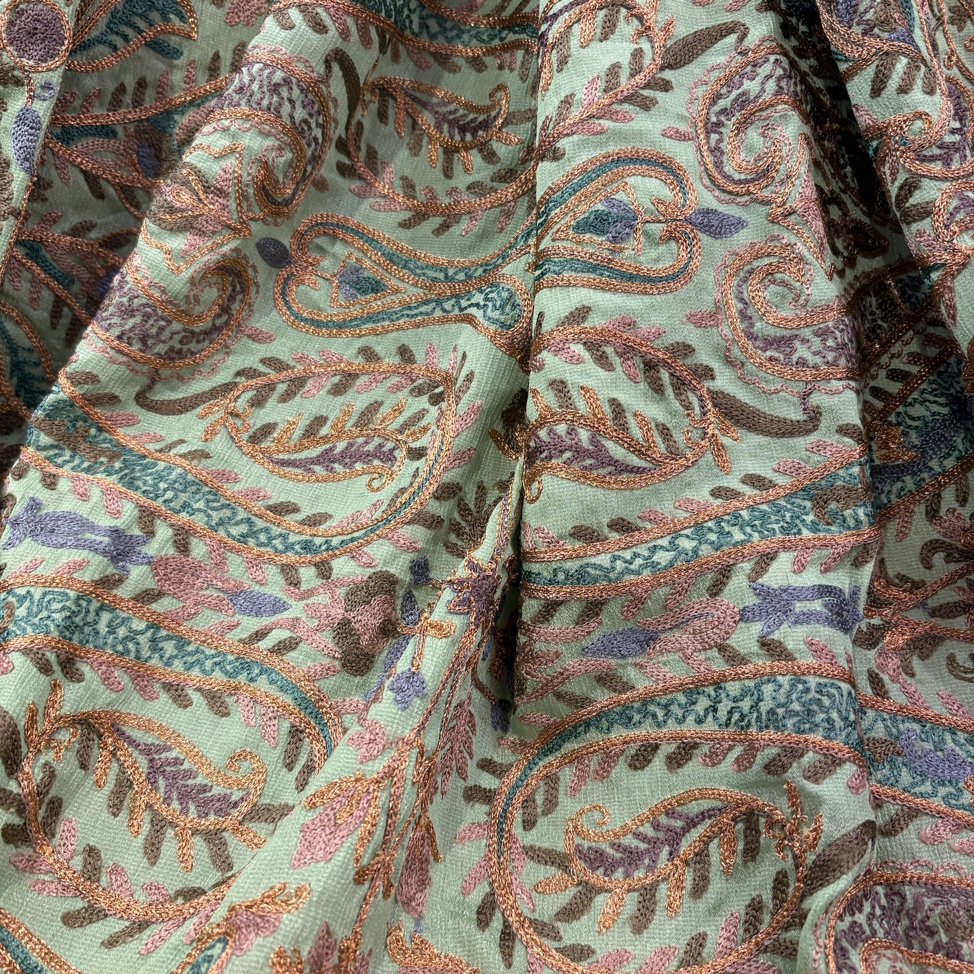 Pista Heavy Embroidered Dupatta