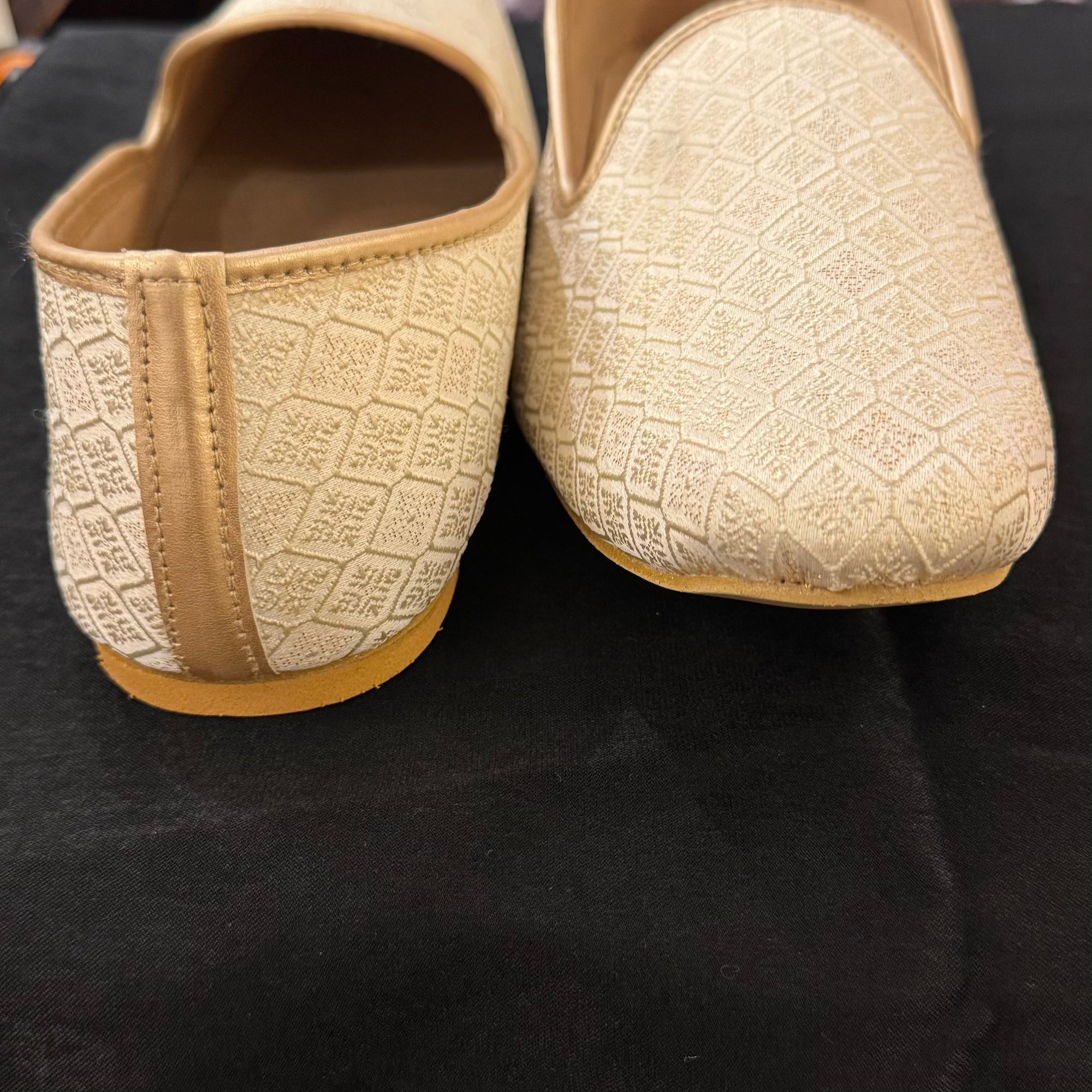 Ivory Lattice Loafer