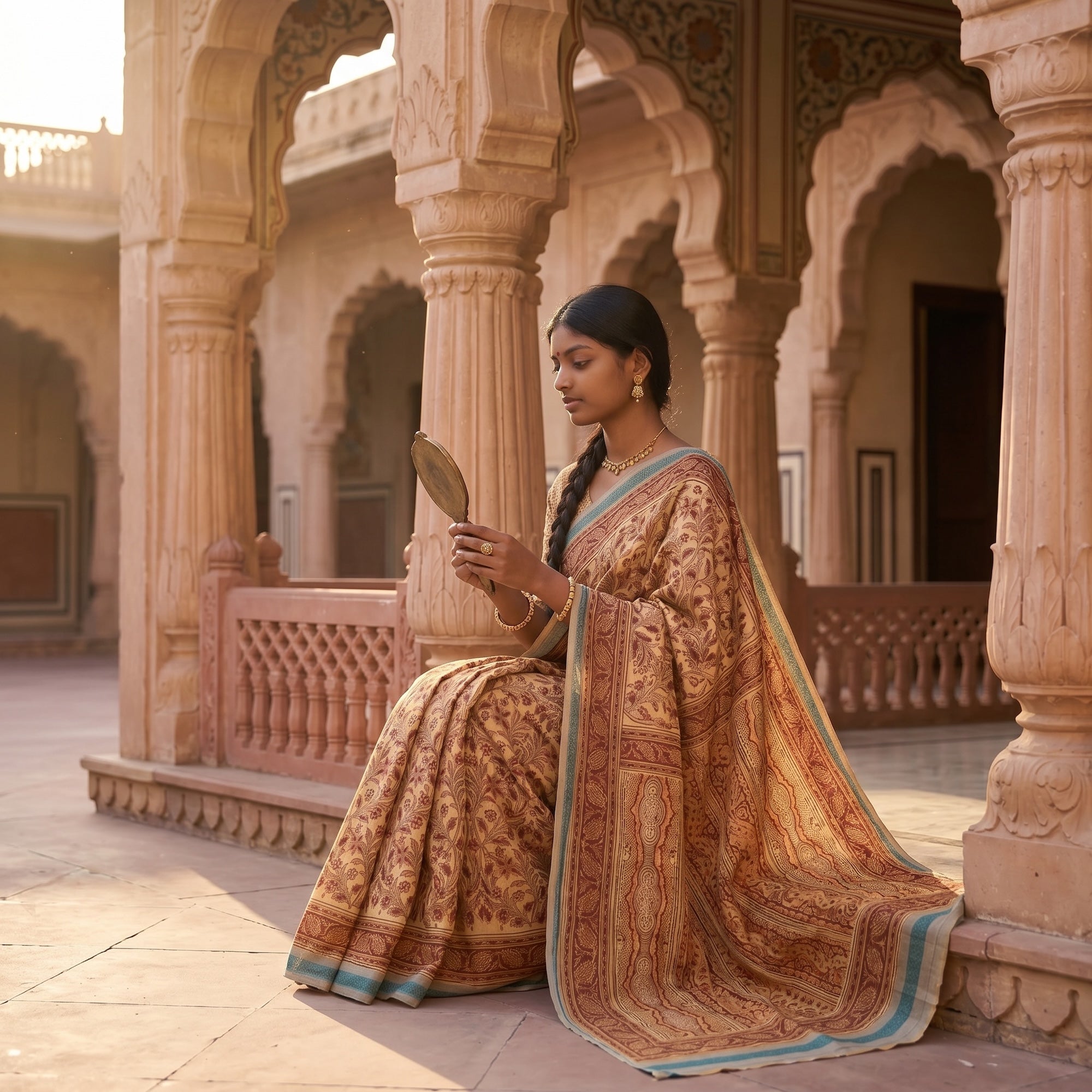 Kalamkari Cotton Saree