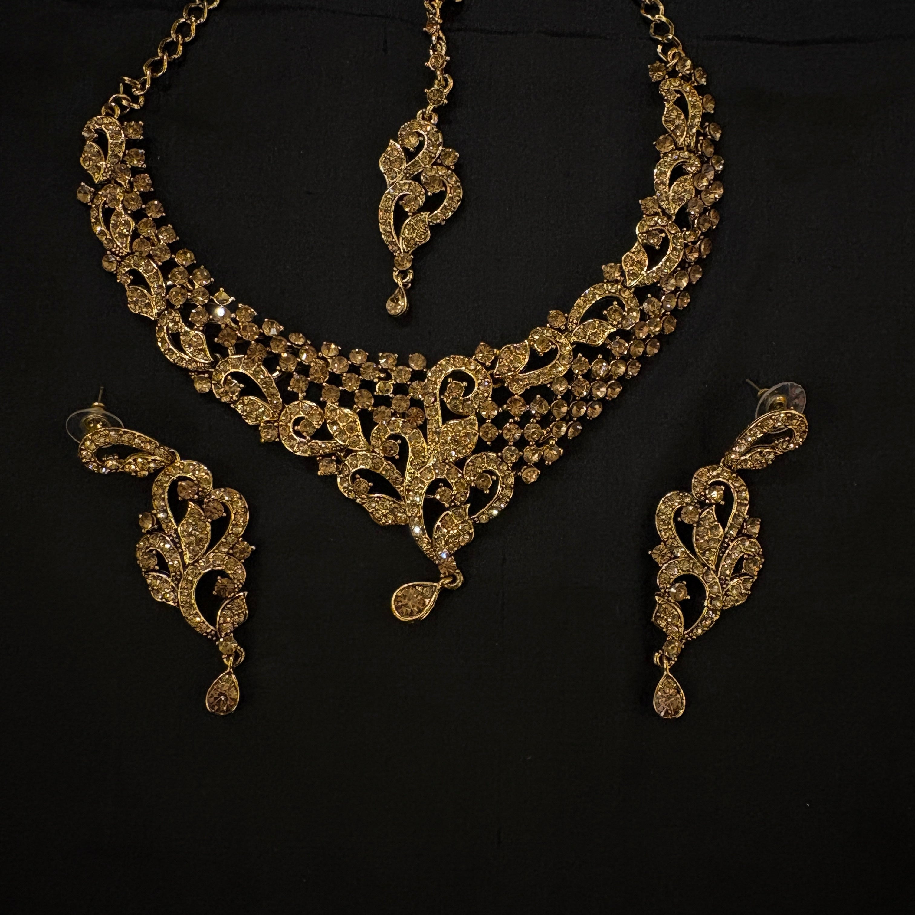 Gold Necklace Set Collection 165-Various