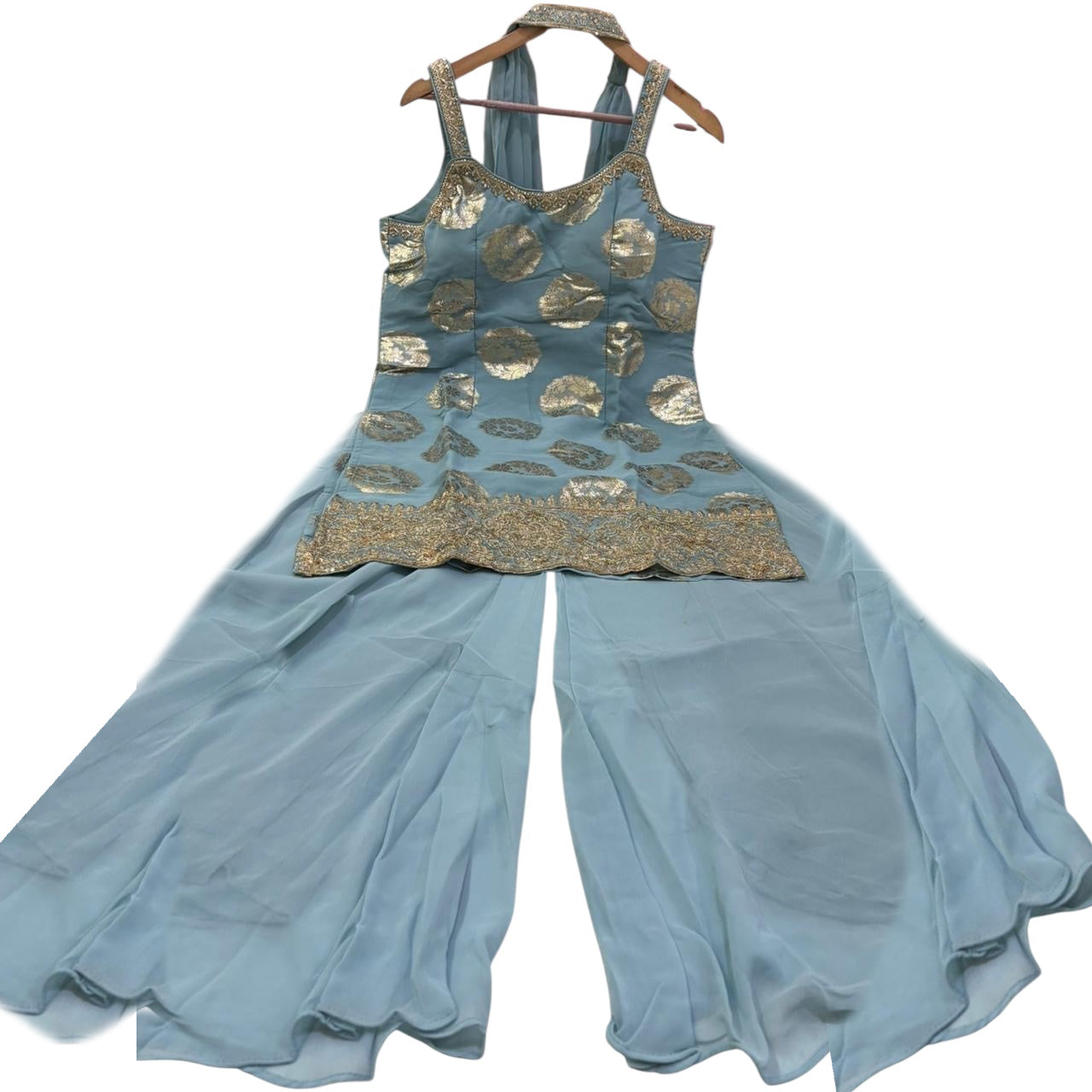 Pastel Kurta Palazzo Set -3 Colors