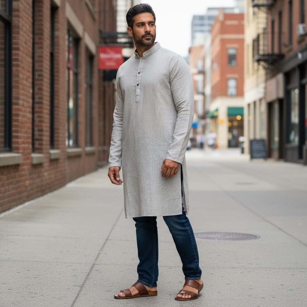 Organic Cotton Kurtas- Many Colors - Vintage India NYC