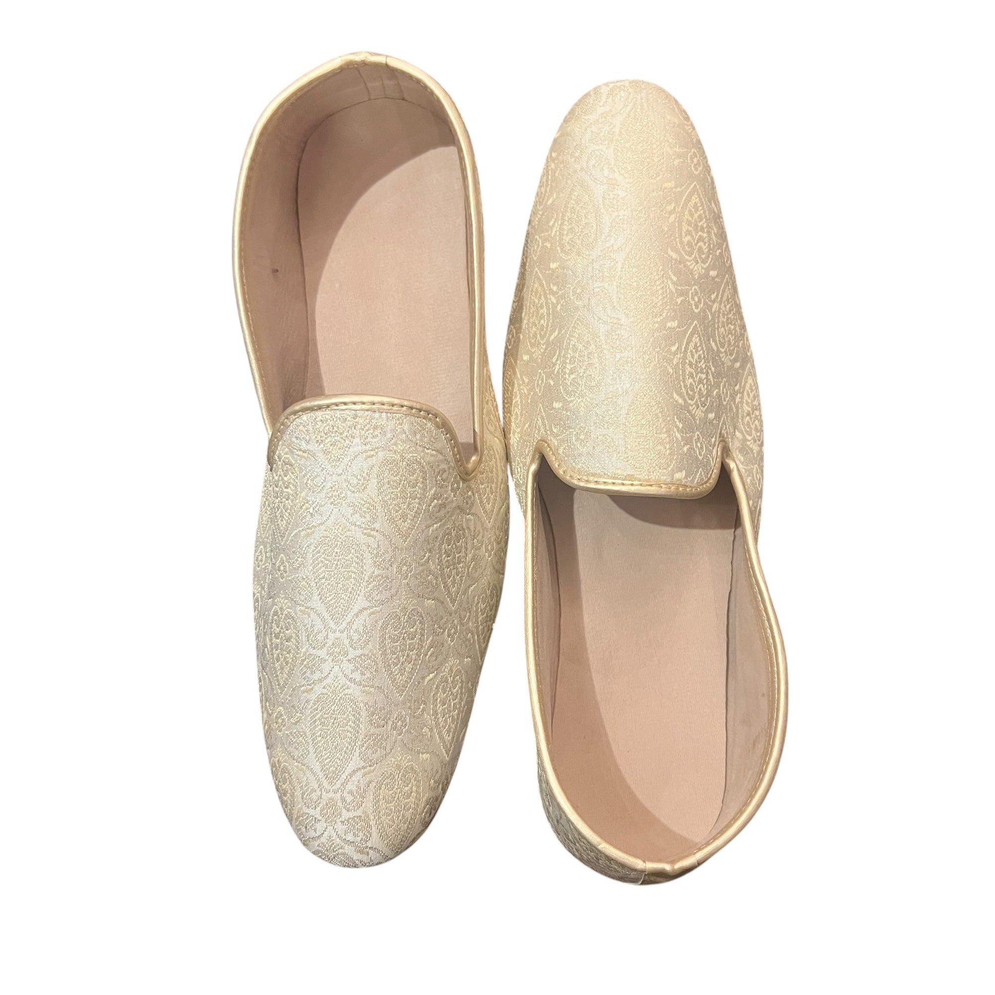 Lt. Gold Paisley Leaf Loafer