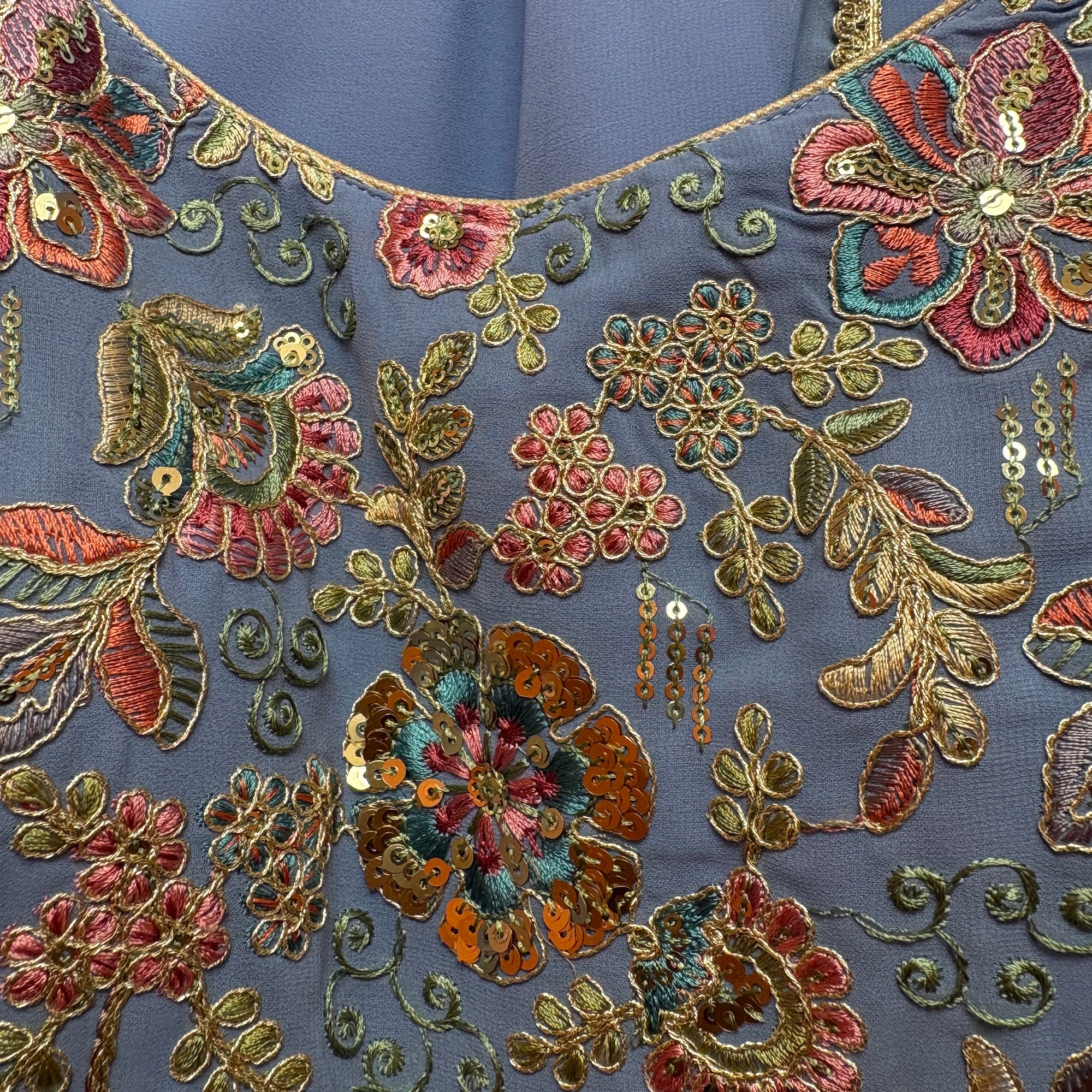 DT Peplum Top Embroidered Lehengas-3 Colors