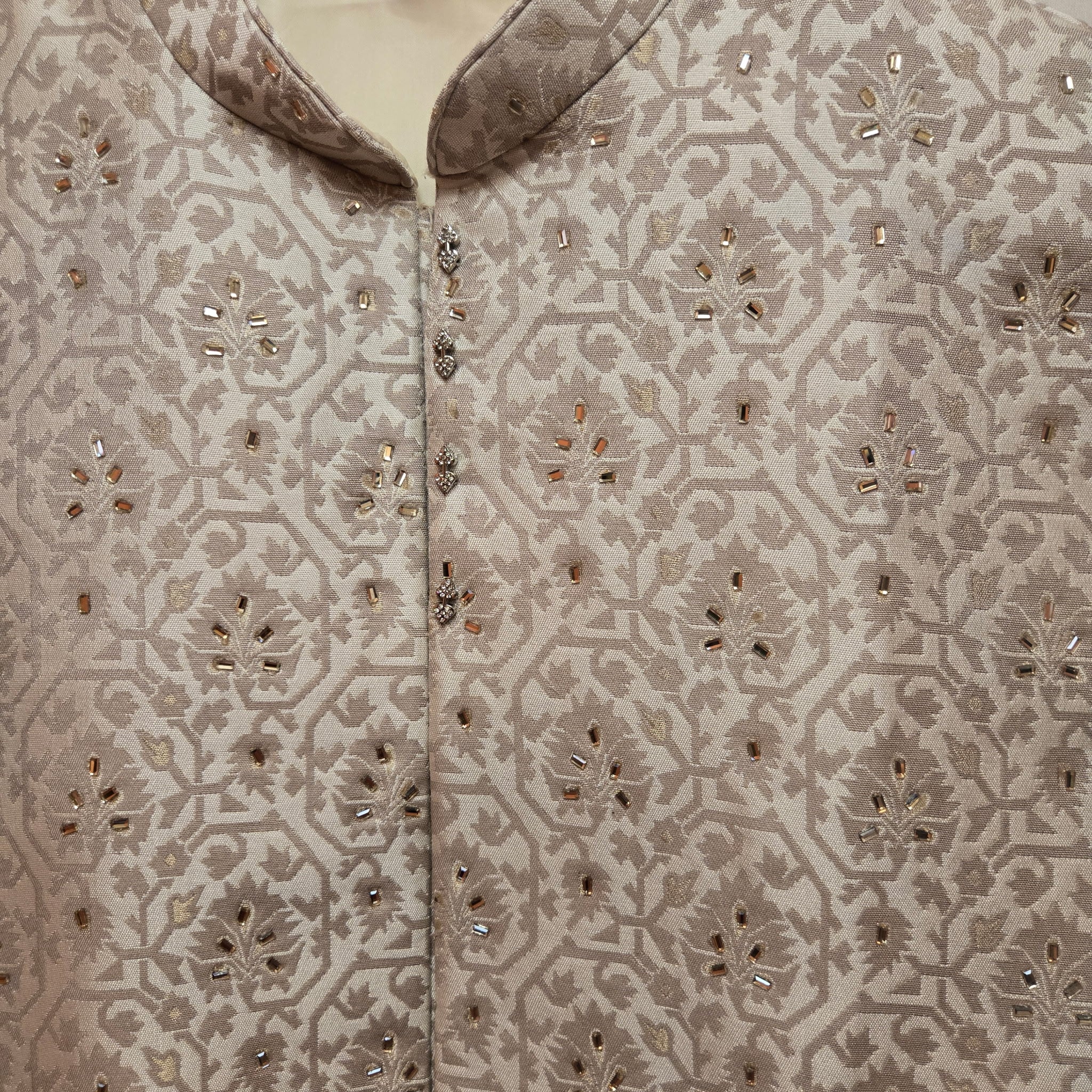 Light Gold Leaf Mirrored Vest