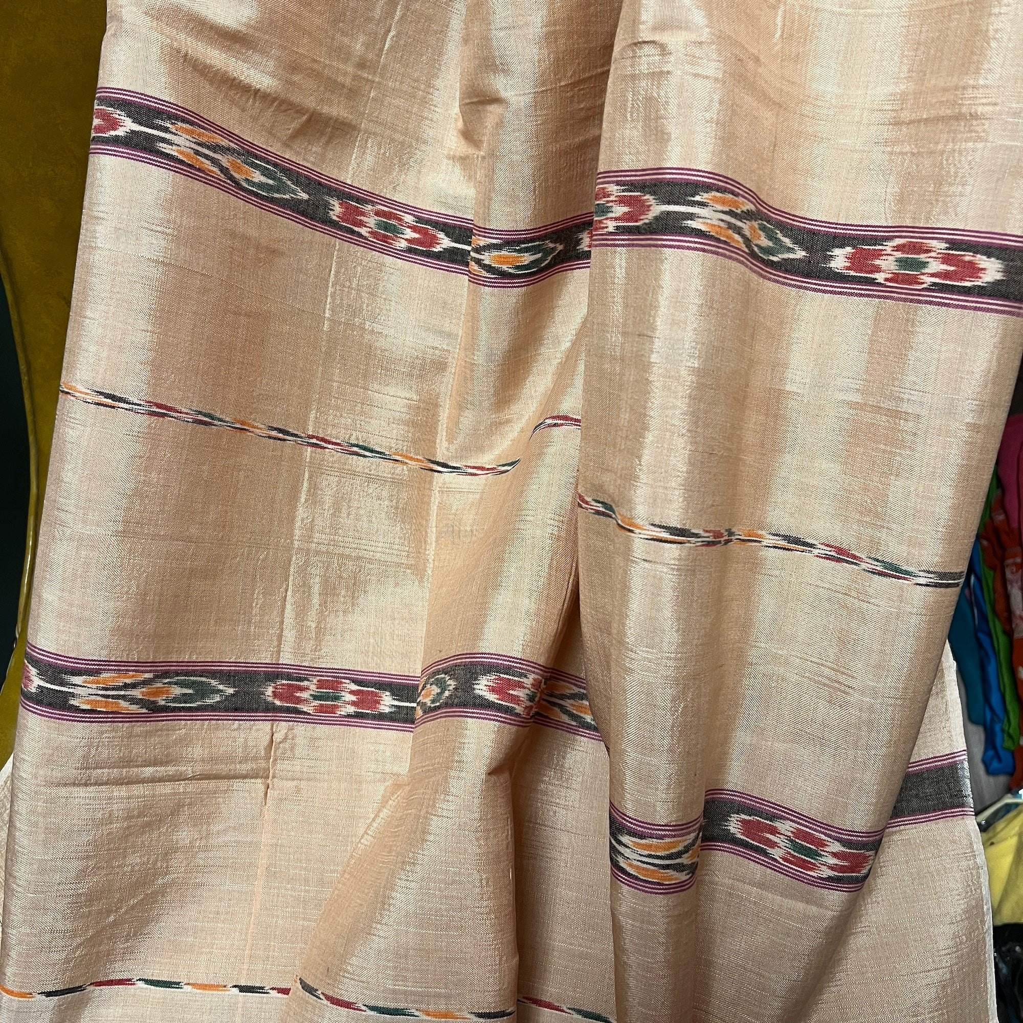 Silk Ikat Dupattas-3 Styles - Vintage India NYC