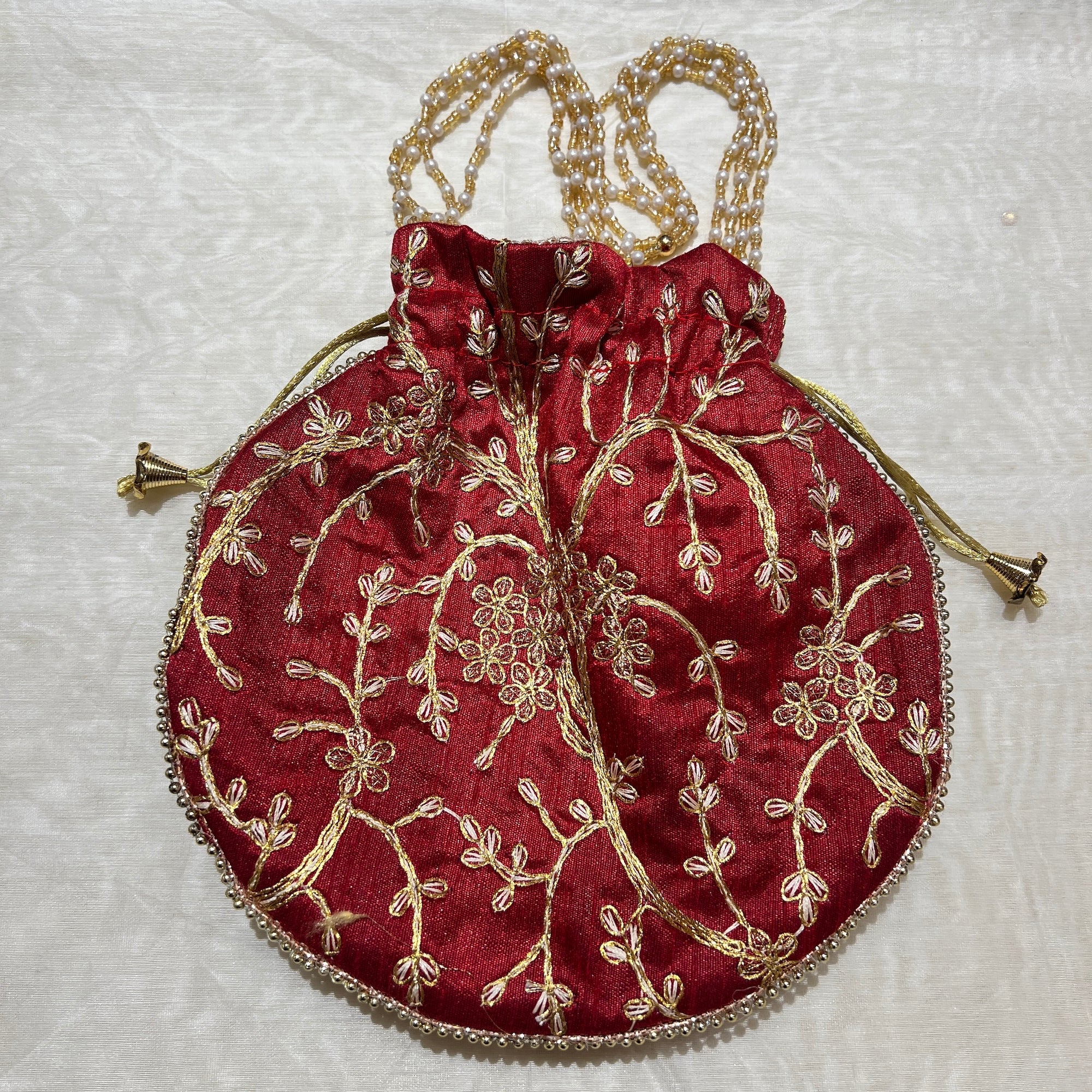 Floral Potli Bags-Many Colors