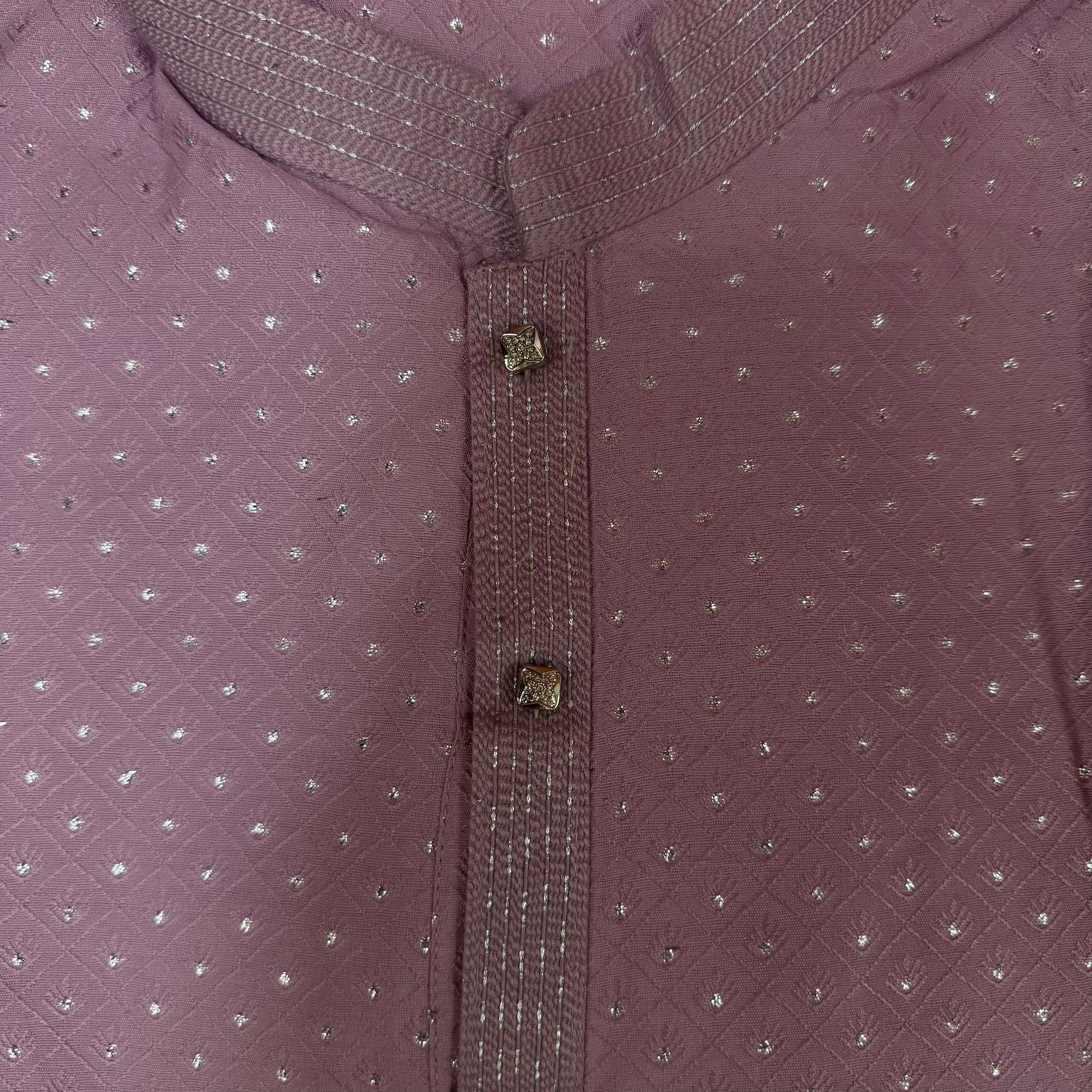 Mauve Jacquard Kurta