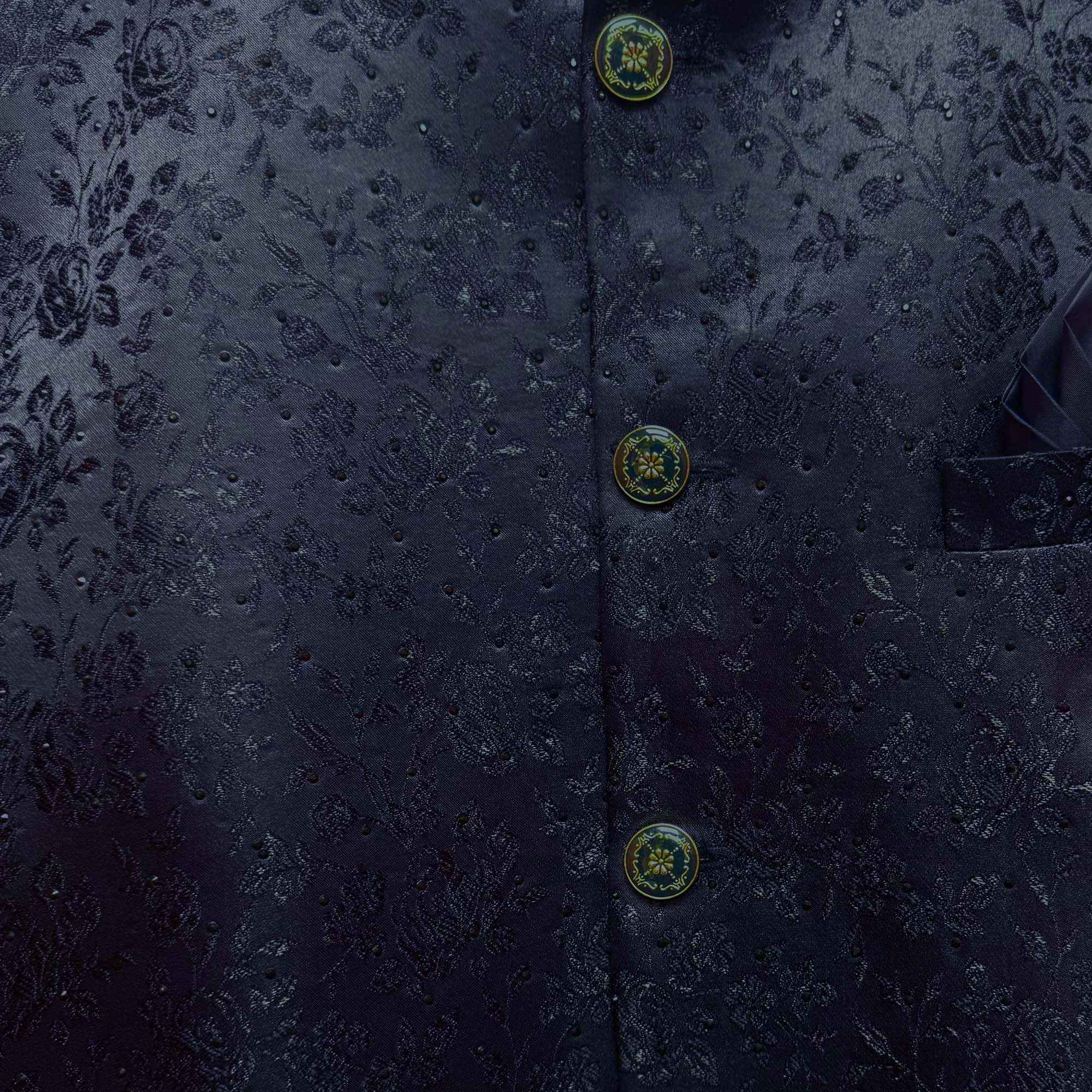 Floral Vine Jacquard Jodhpuri