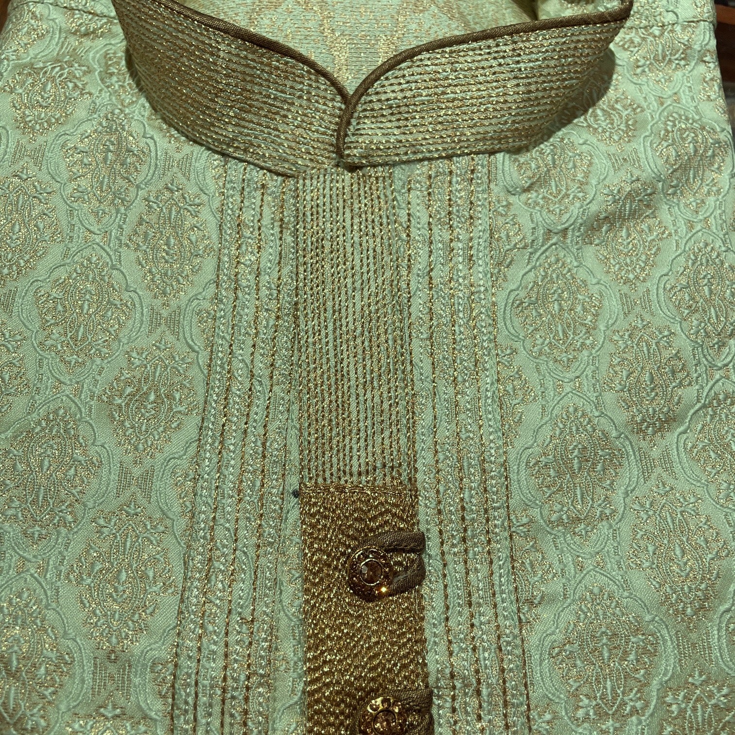 Brocade Kurta Set -3 Colors