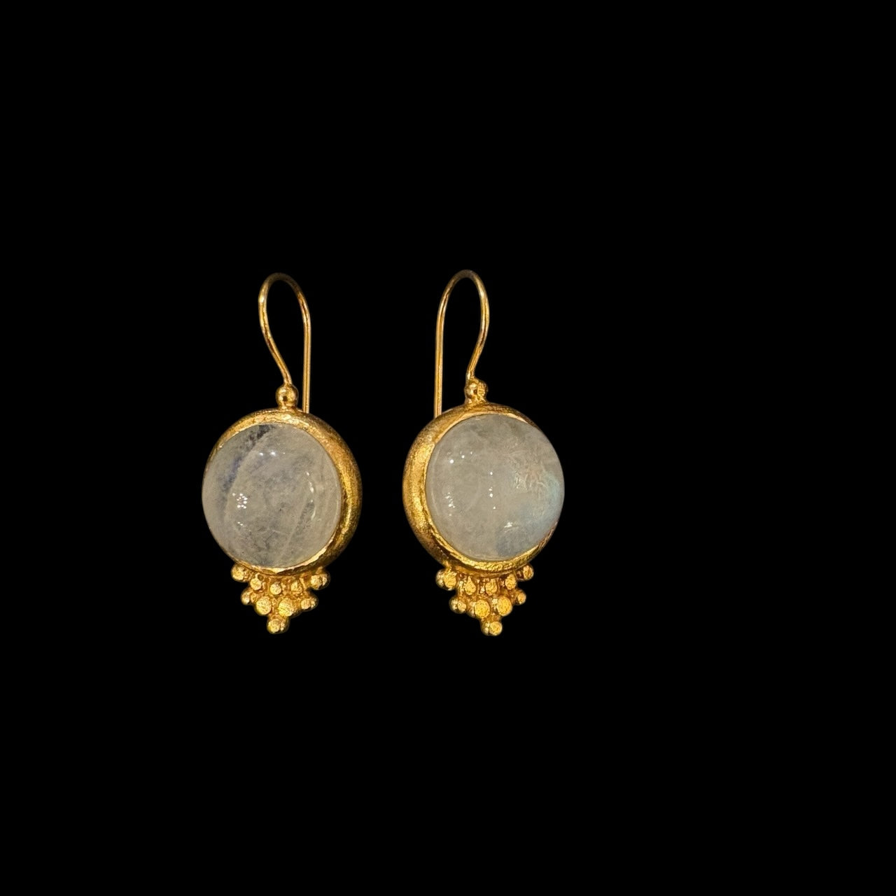 MK Semi Precious Drop Earrings - Vintage India NYC