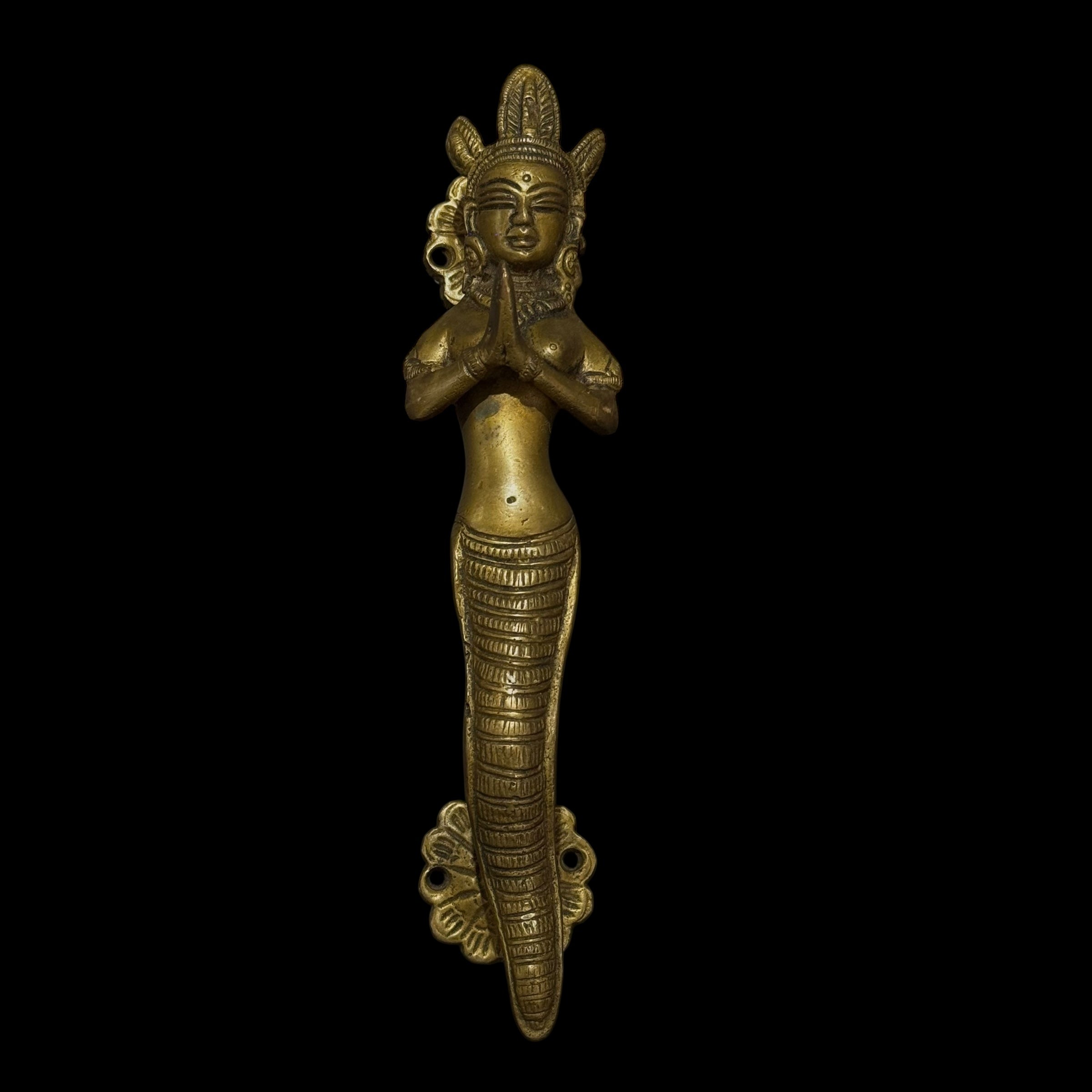 GM Brass Nag Kanya Door Handles 574