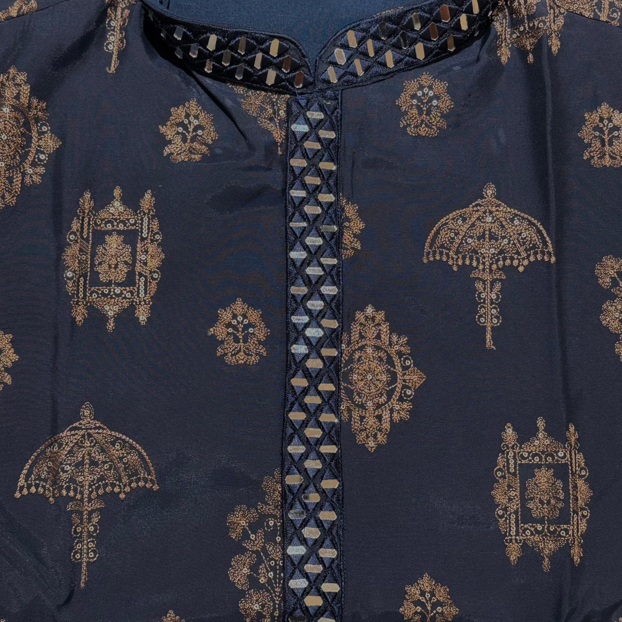 Chhata Motif Kurtas-Colors - Vintage India NYC