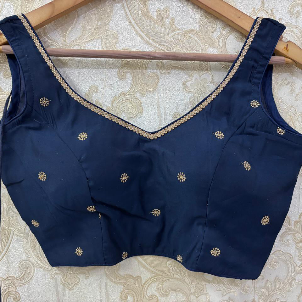 Embroidered Flower Blouse-Size 32- Colors