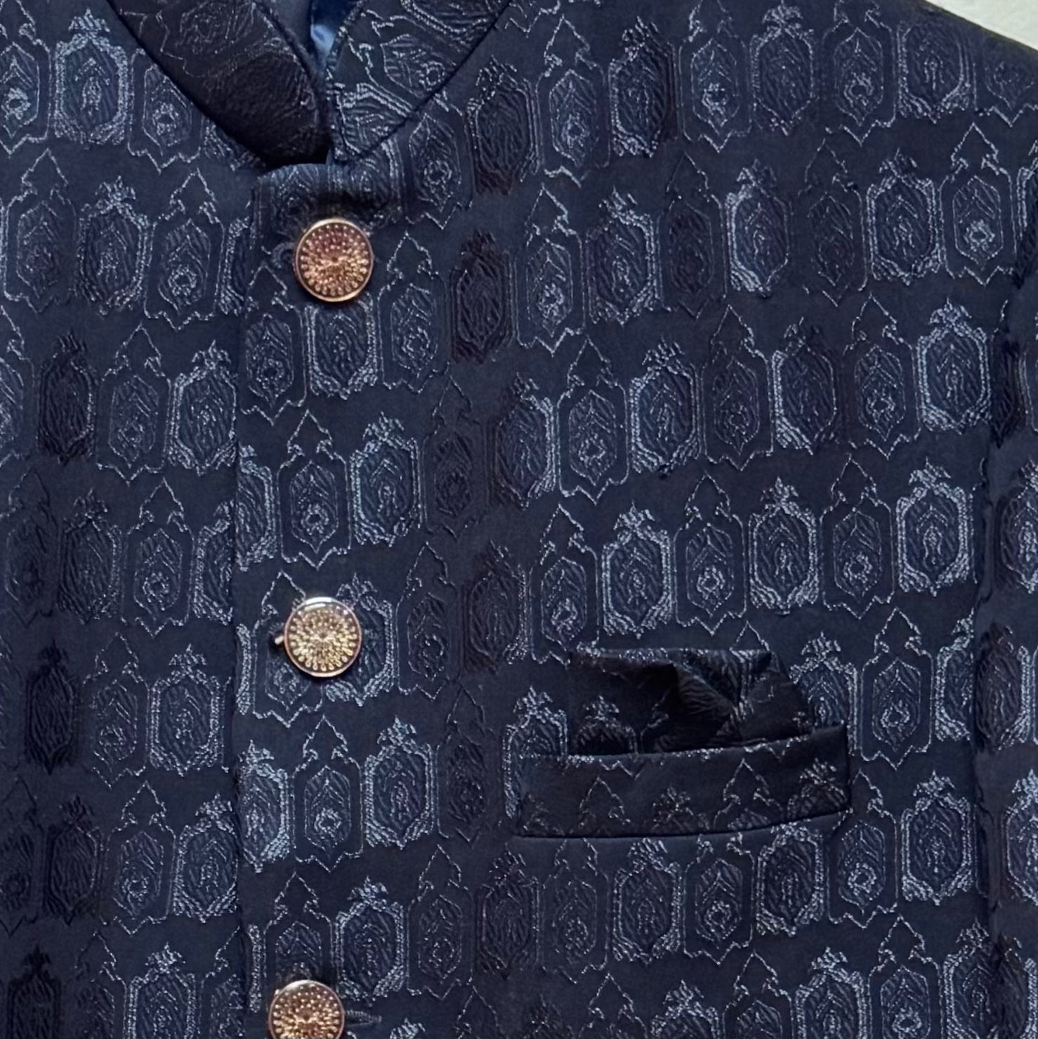 Jacquard Jodhpuri Jacket Jharokha - Colors
