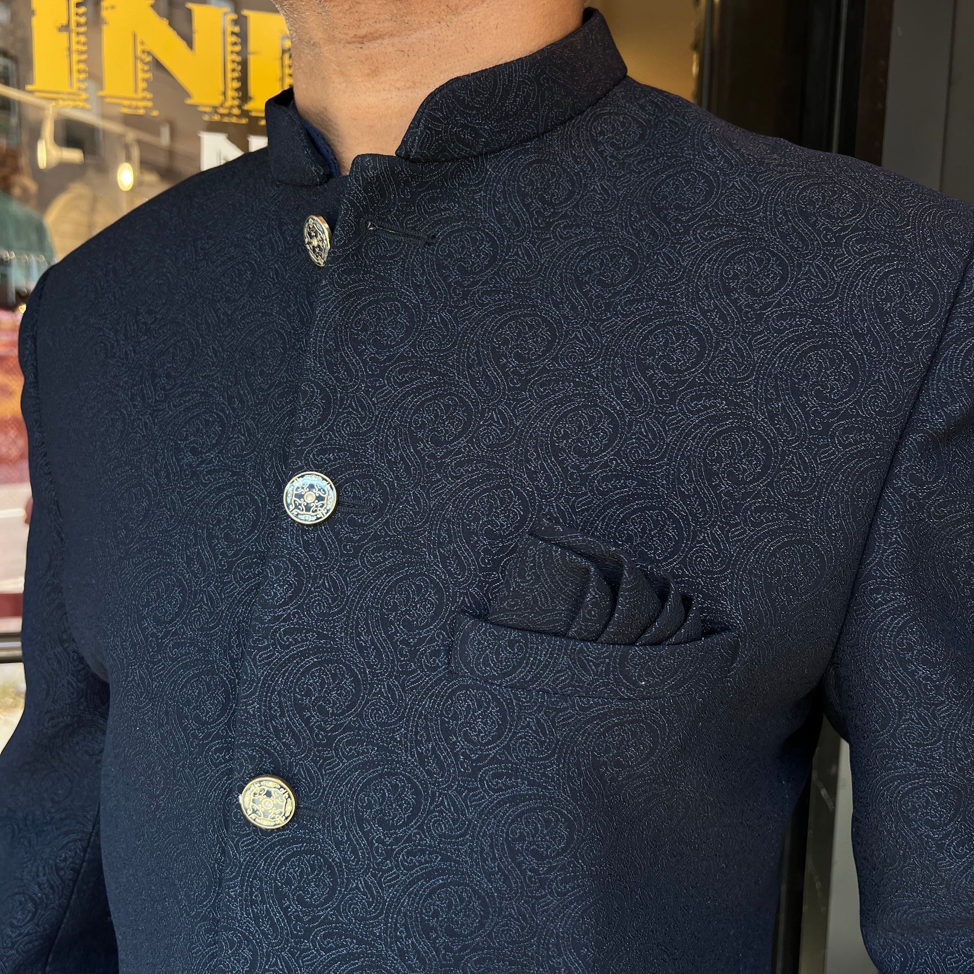 Round Paisley Jodhpuri Jacket -Colors