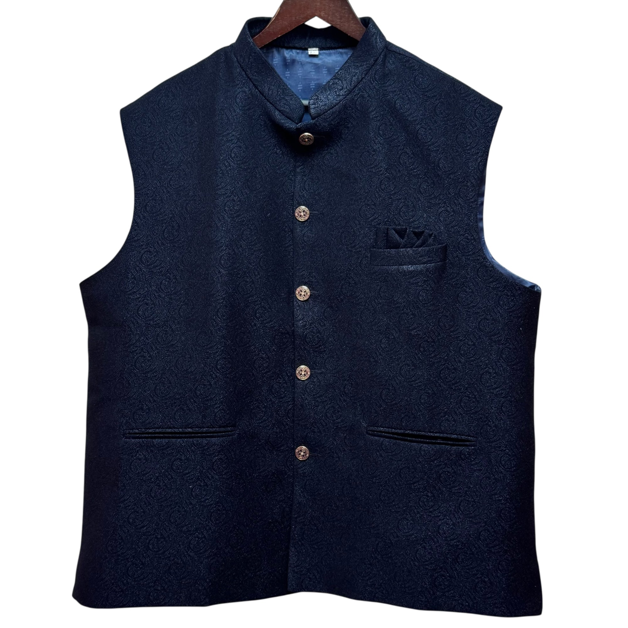 Round Paisley Vest -Colors - Vintage India NYC