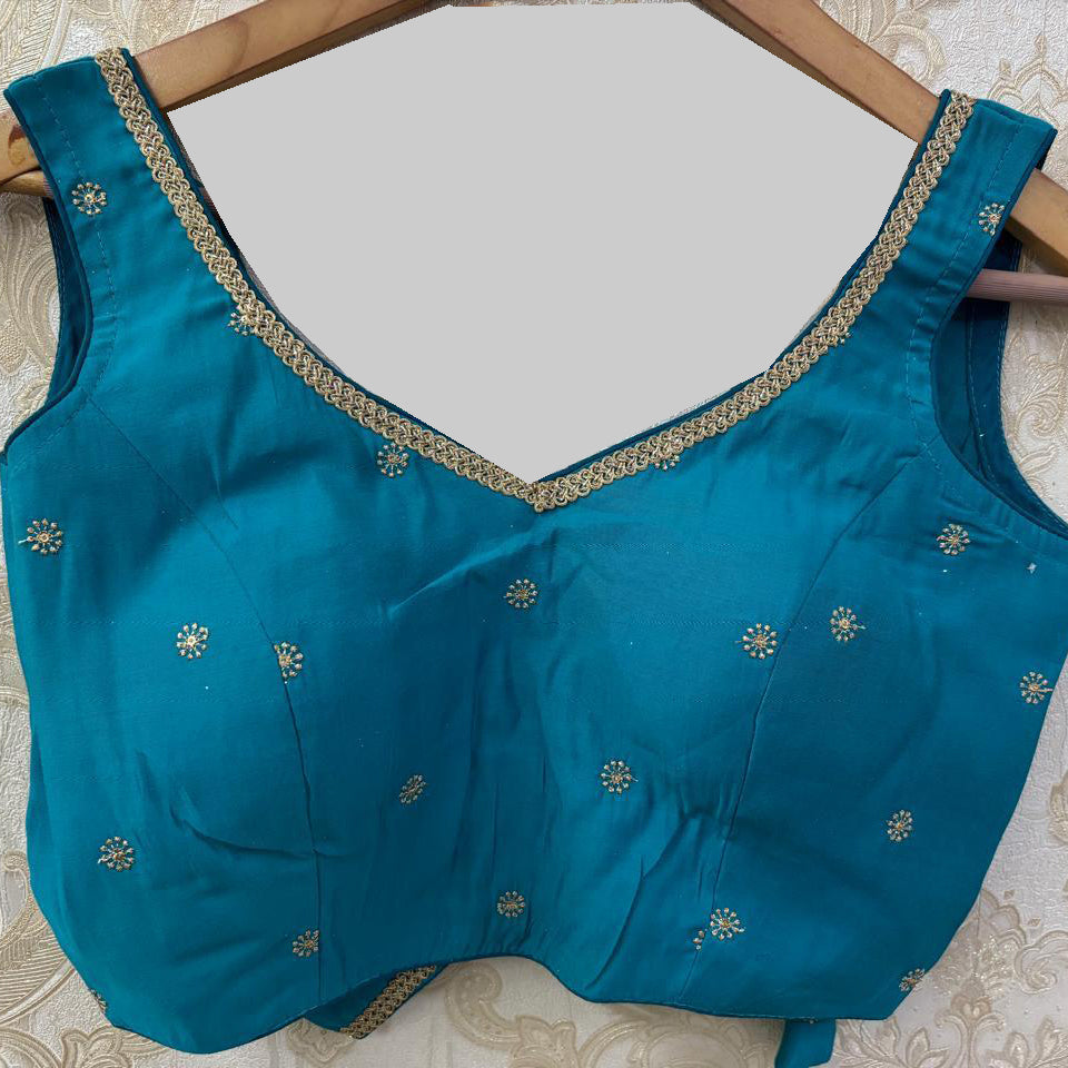 Embroidered Flower Blouse-Size 32- Colors