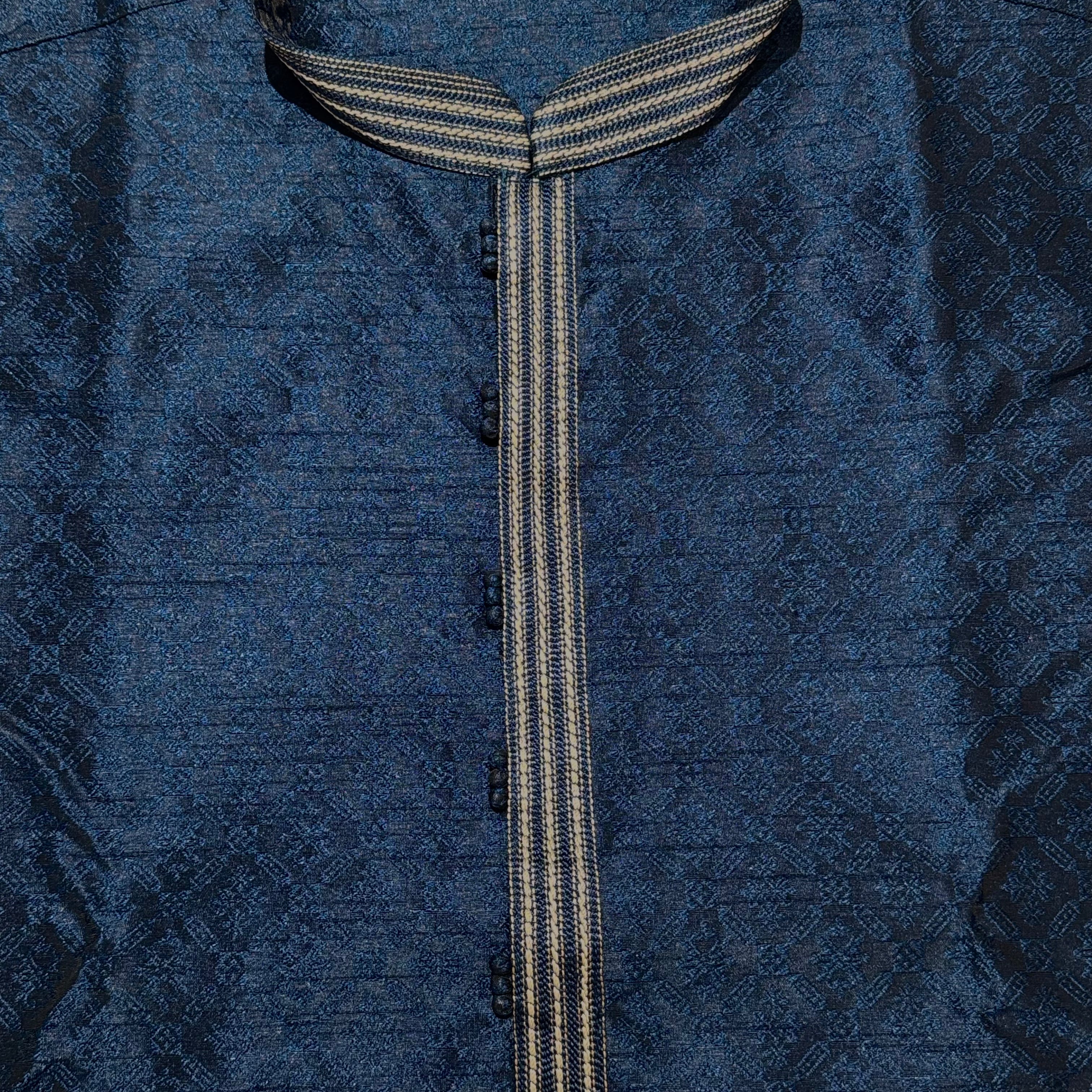 Diamond Buti Jacquard Kurtas-Colors - Vintage India NYC