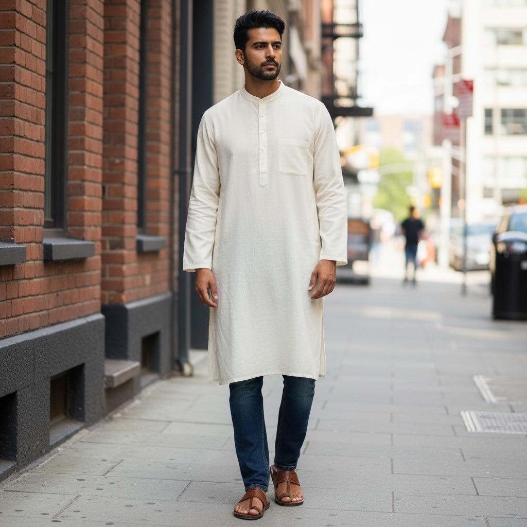 Organic Cotton Kurtas- Many Colors - Vintage India NYC
