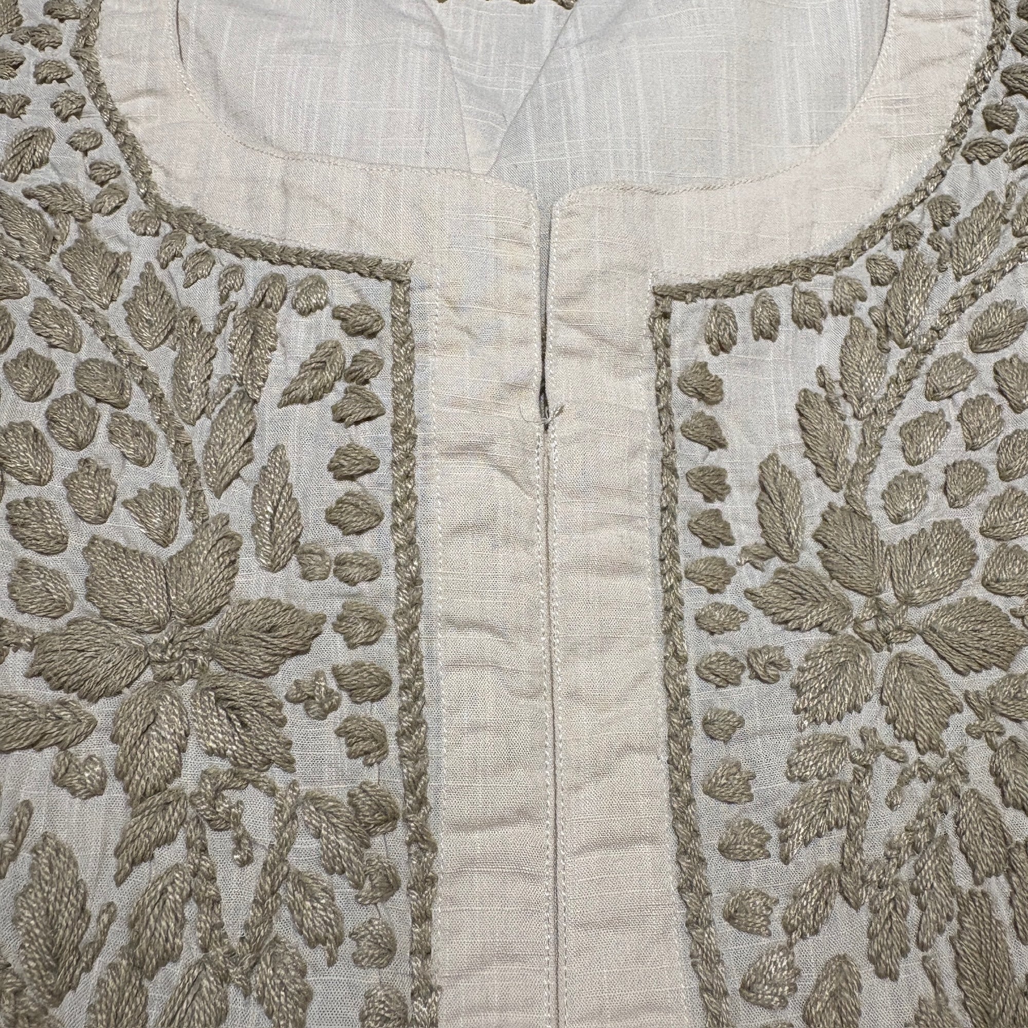 MA Long Embroidered Cotton Tunic Kurtis- 52