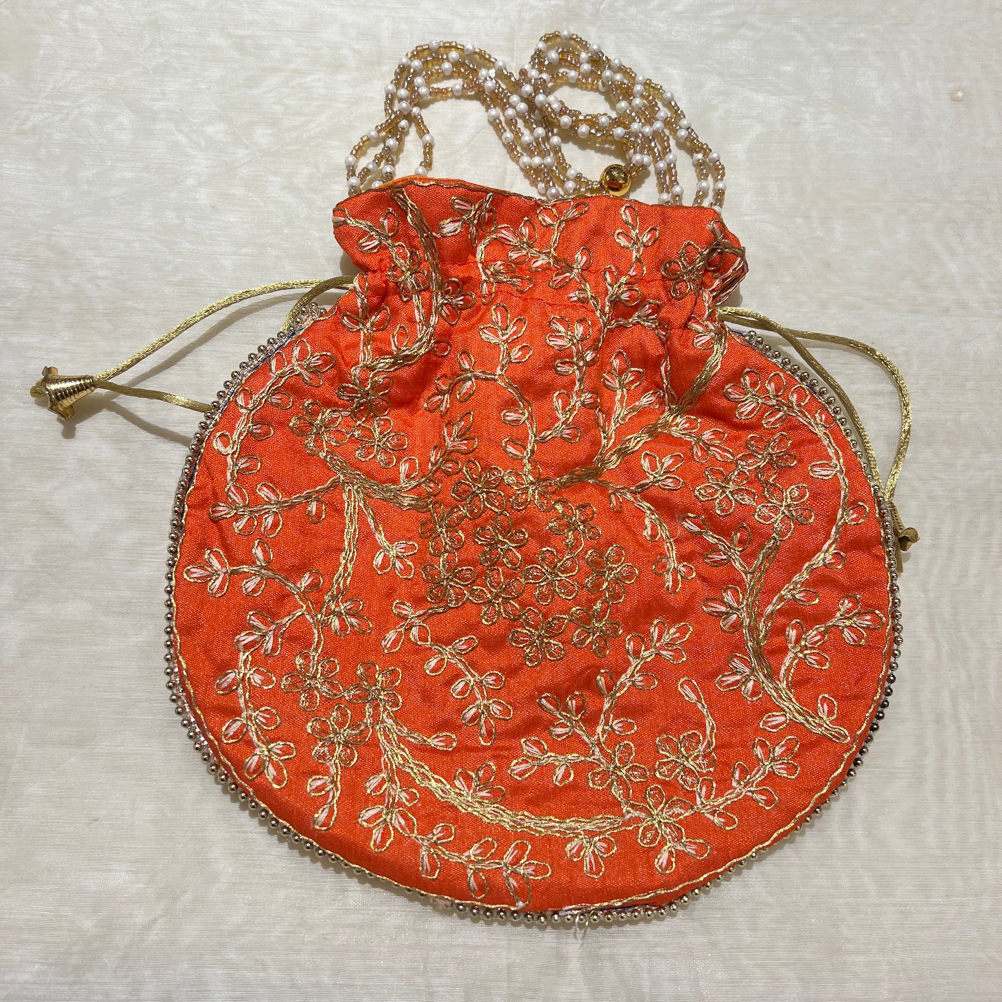 Floral Potli Bags-Many Colors