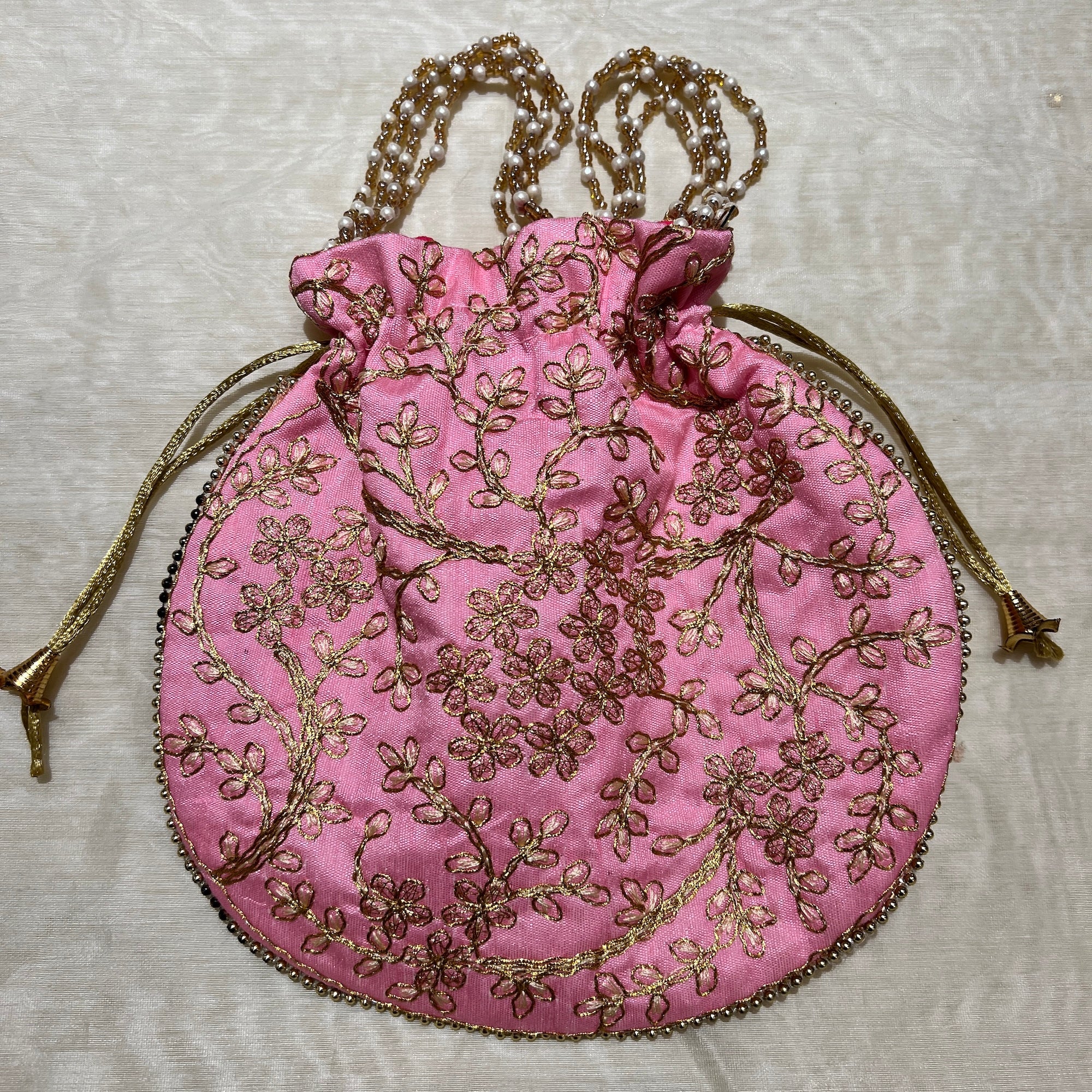 Floral Potli Bags-Many Colors