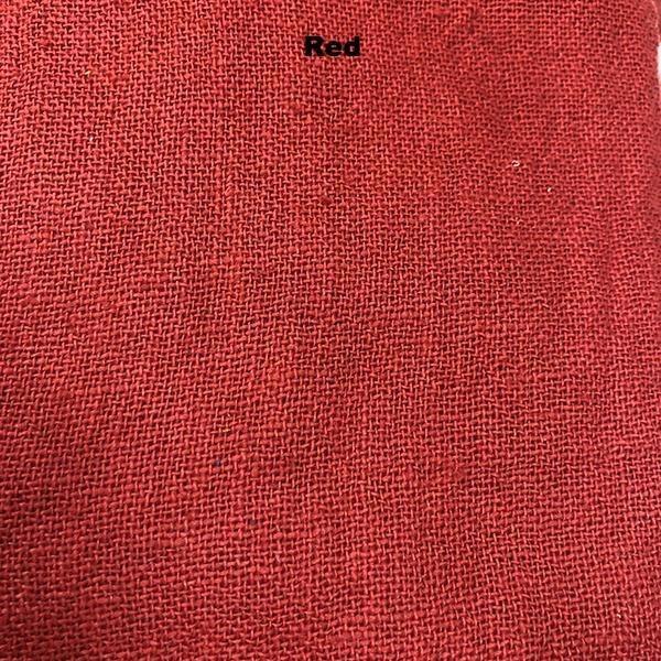 Organic cotton long jacket with Red Stripe