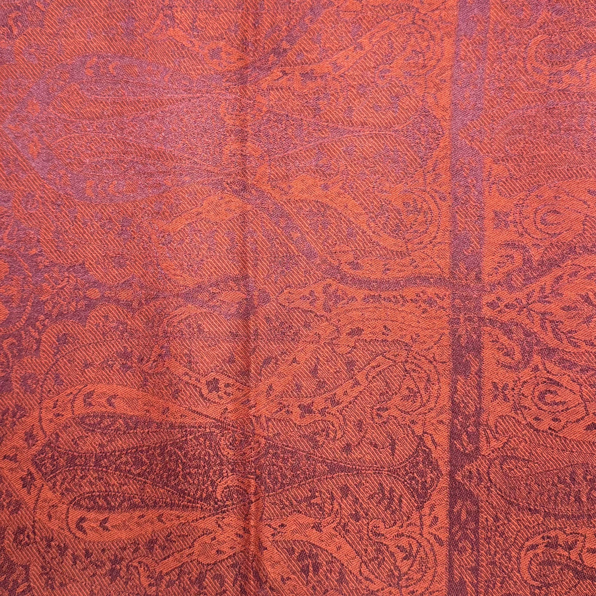 Fine Quality Jacquard Silk/ Wool Shawls - 11 Colors