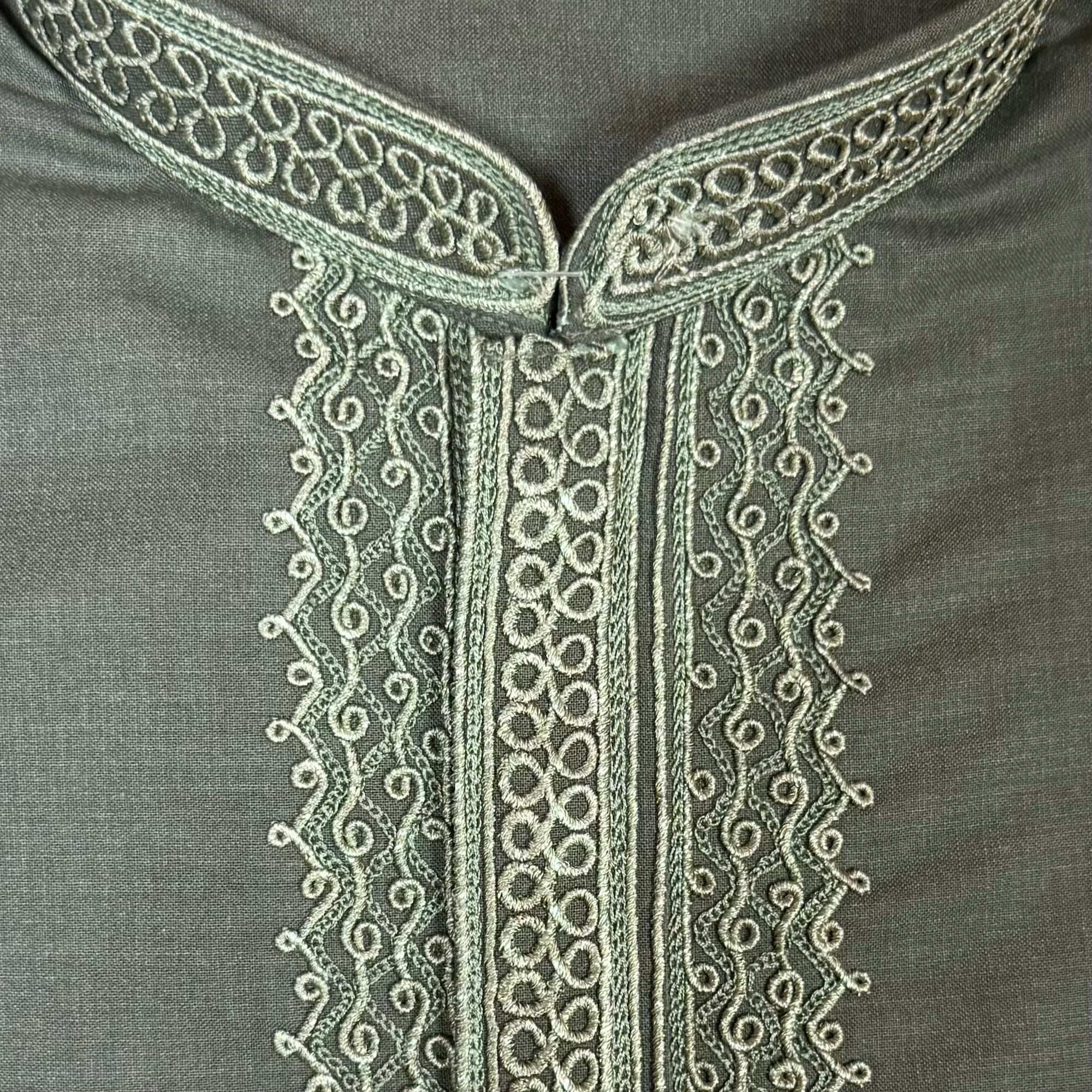Fine Cotton Embroidered  Kurta