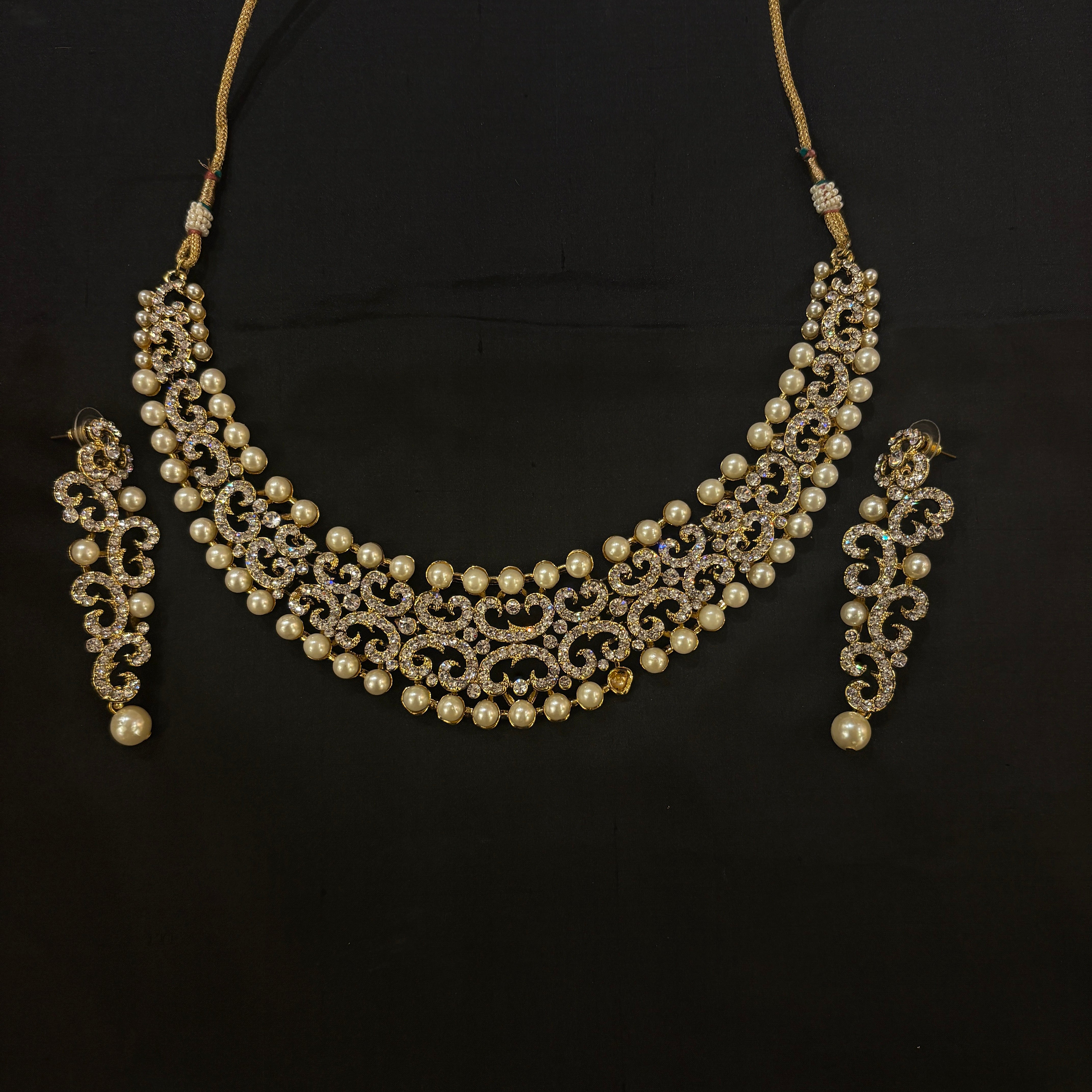 Gold Necklace Set Collection 165-Various