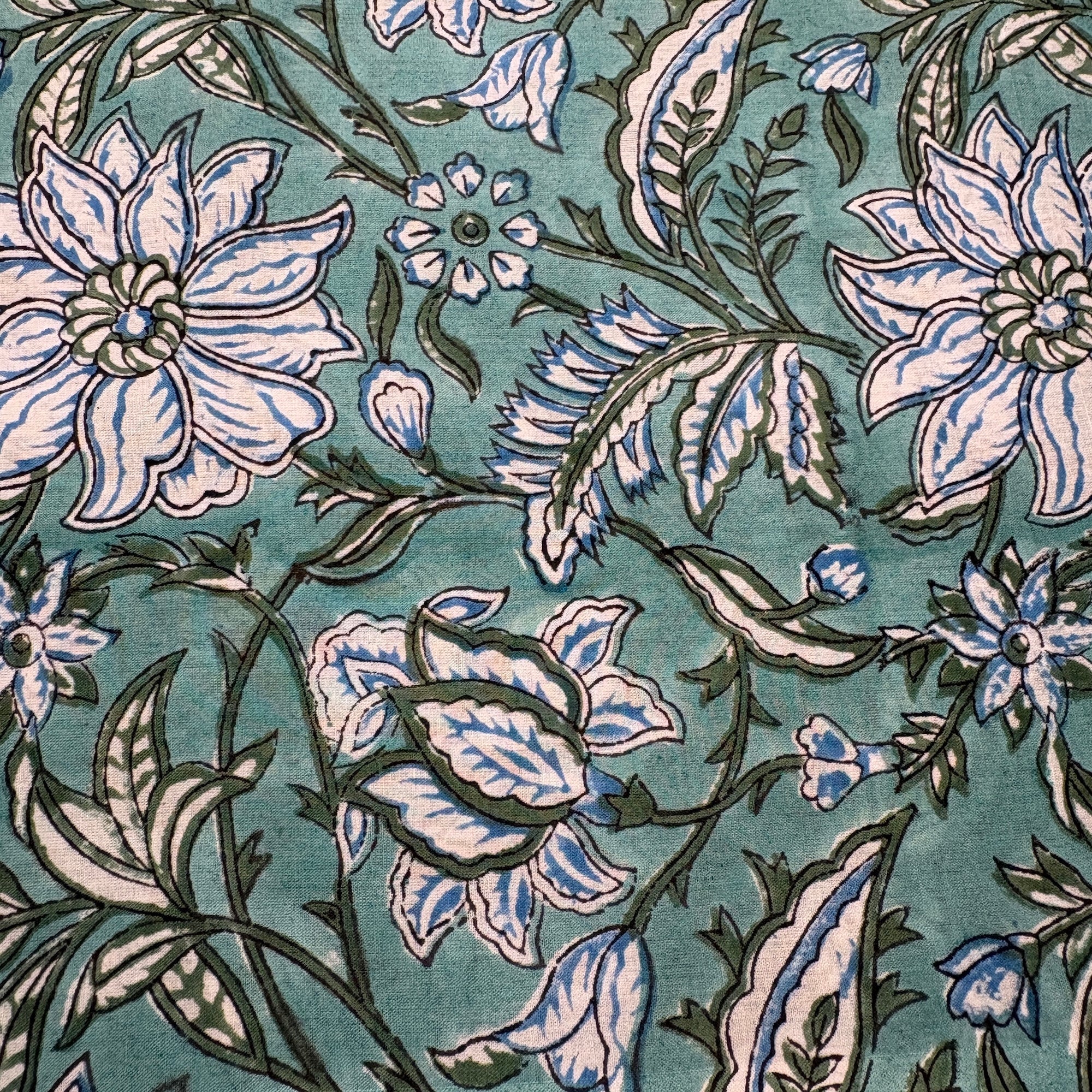 Block Print Sarongs/Scarves 26 - Vintage India NYC