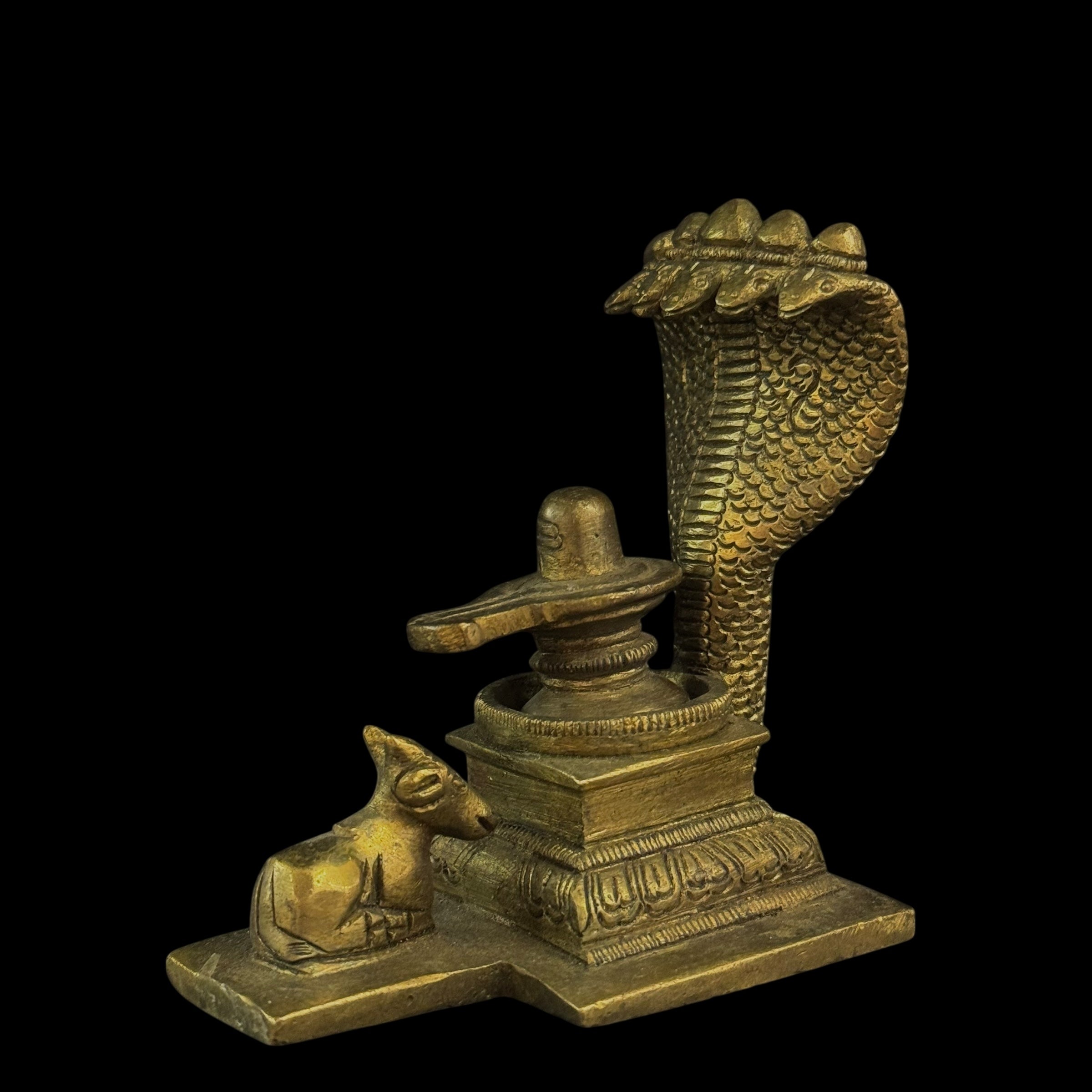 GM Brass Shiva Lingham 460- 3.5 in