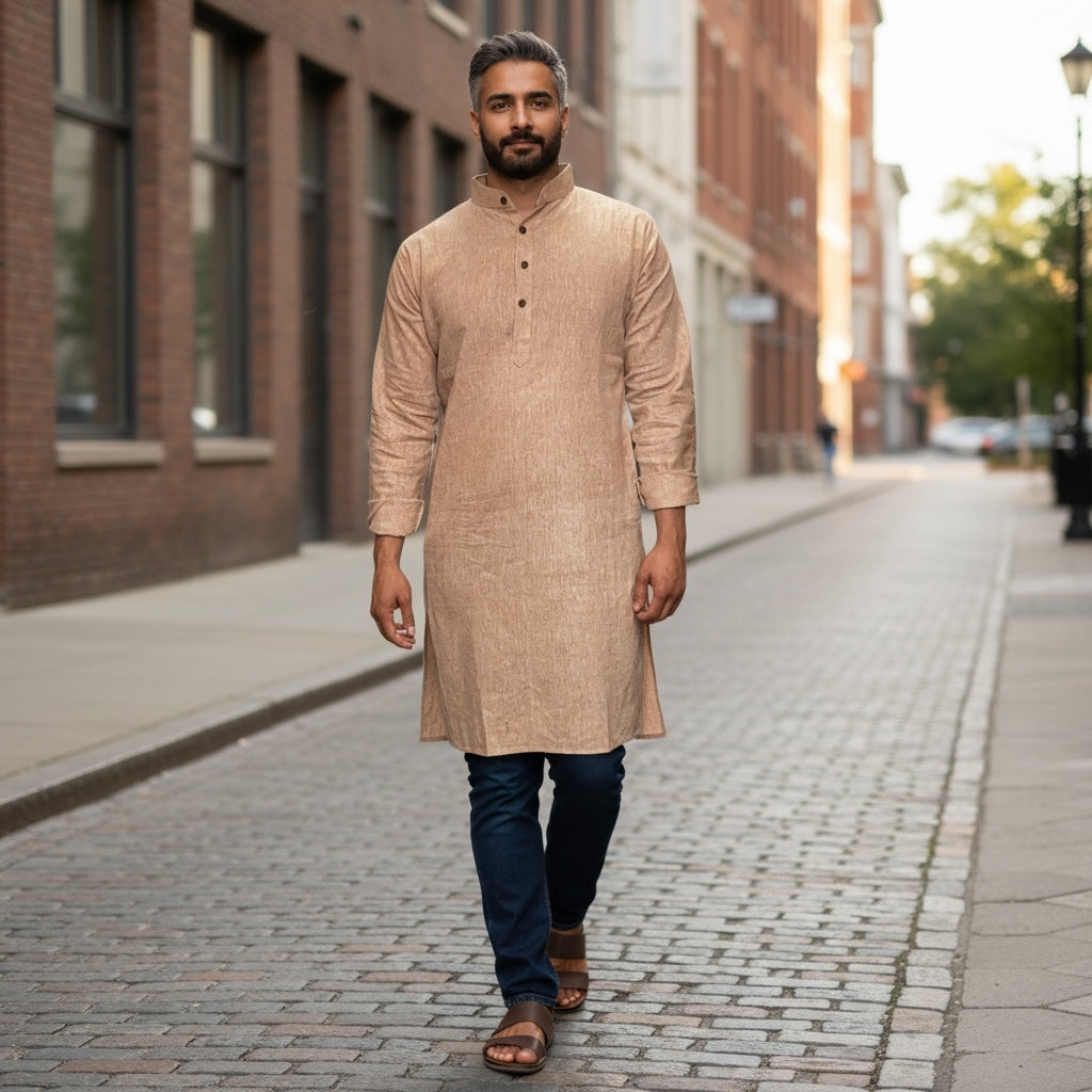 Organic Cotton Kurtas- Many Colors - Vintage India NYC