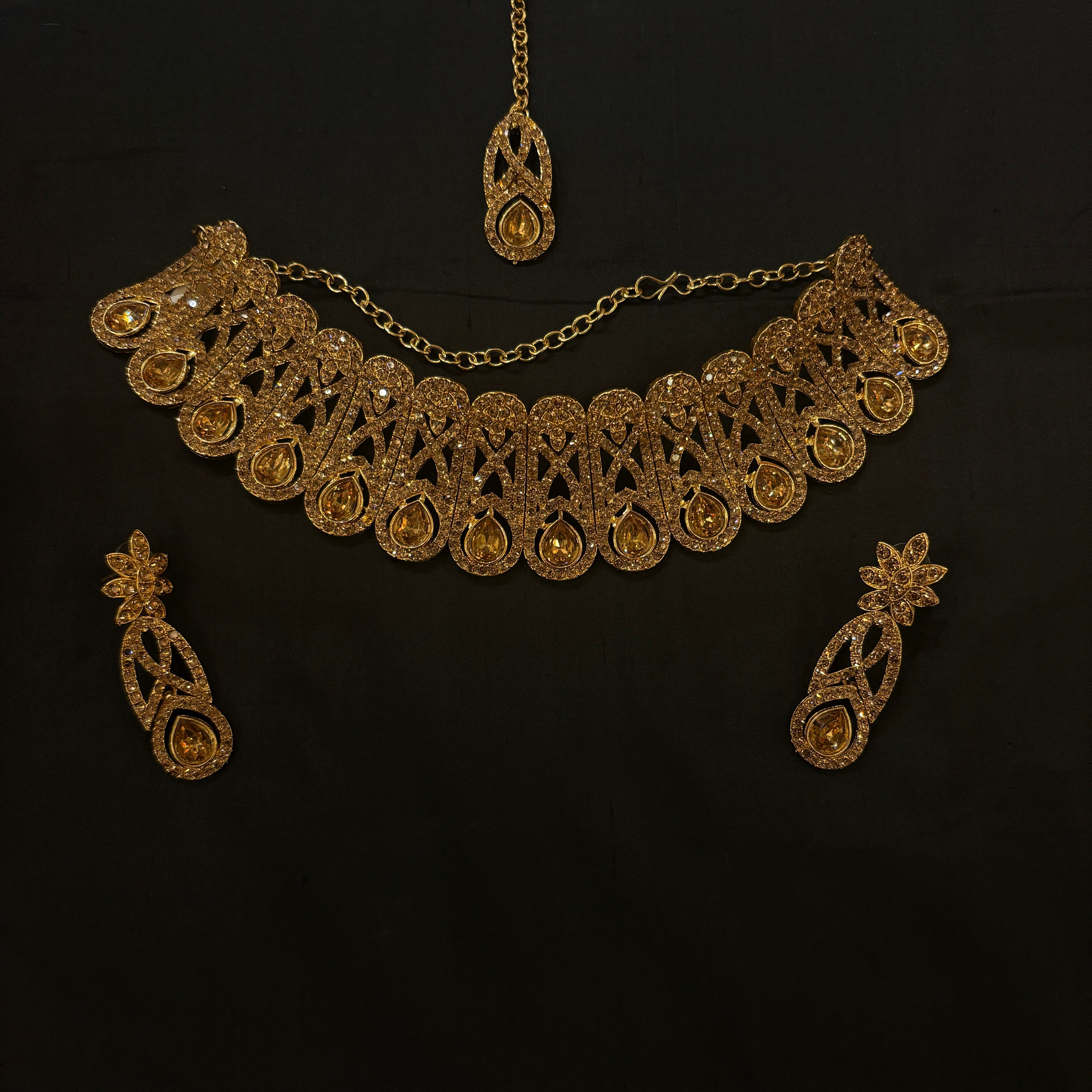 Gold Necklace Set Collection 165-Various