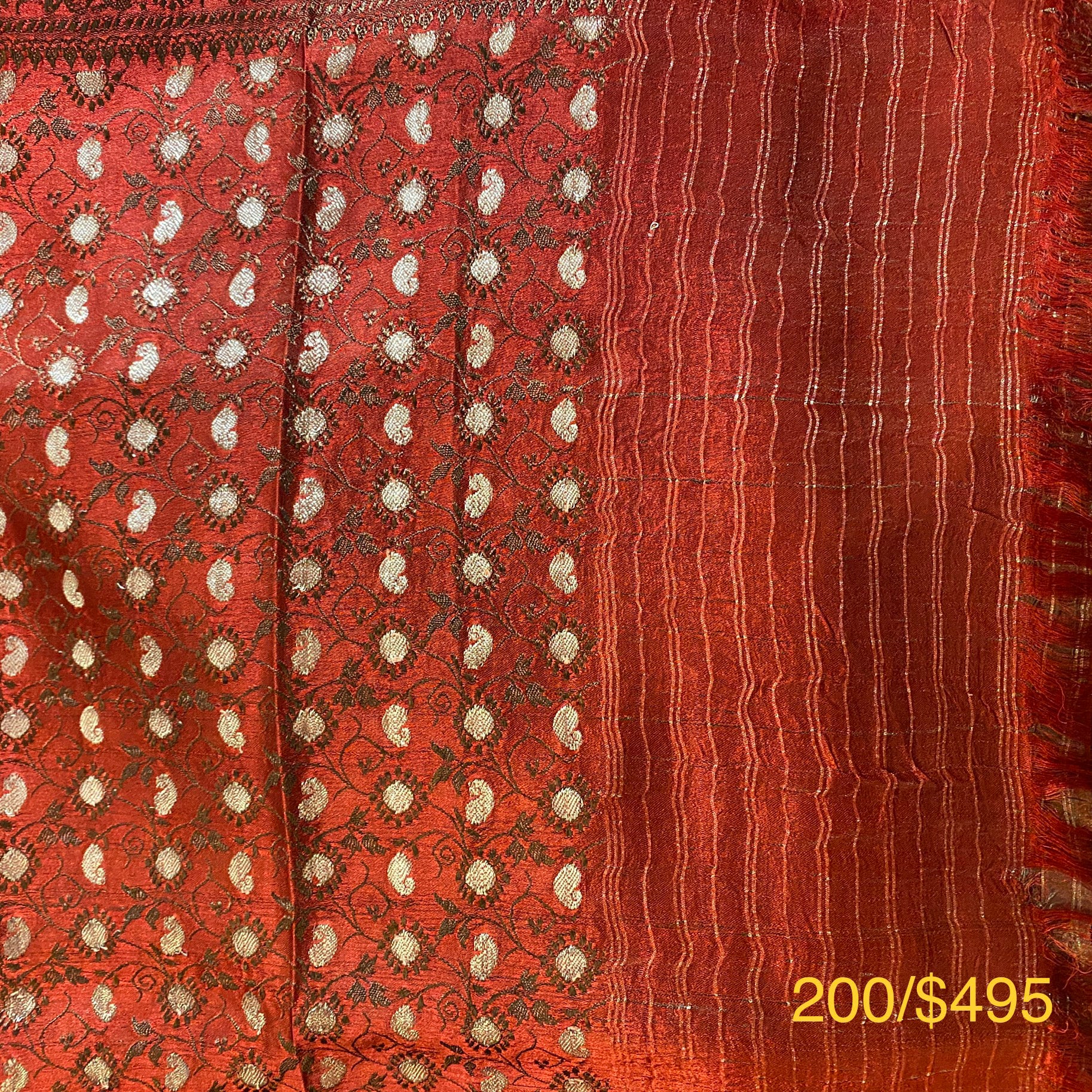 Vintage Banarasi Saree 200 - Vintage India NYC