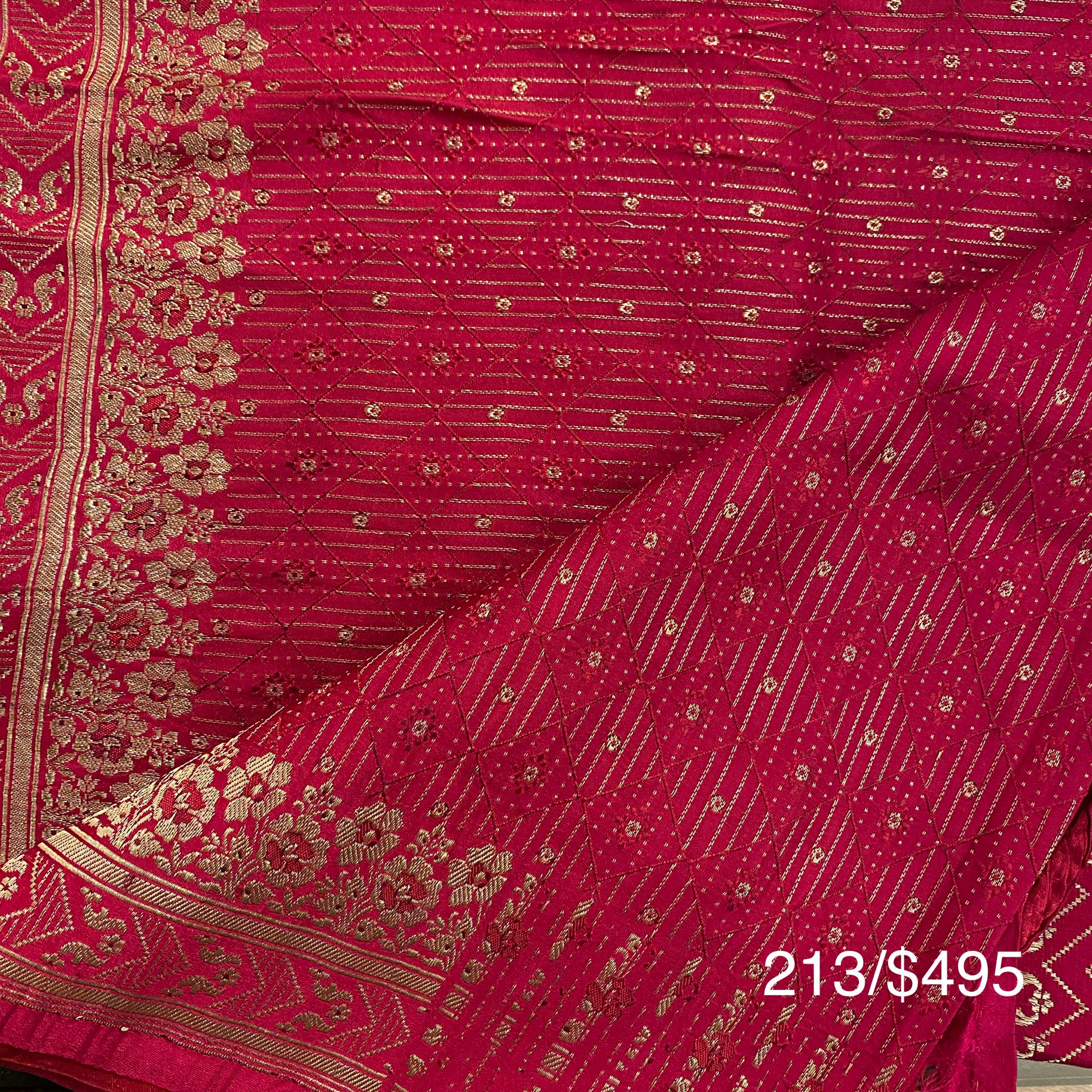 Vintage Banarasi Saree 213 - Vintage India NYC